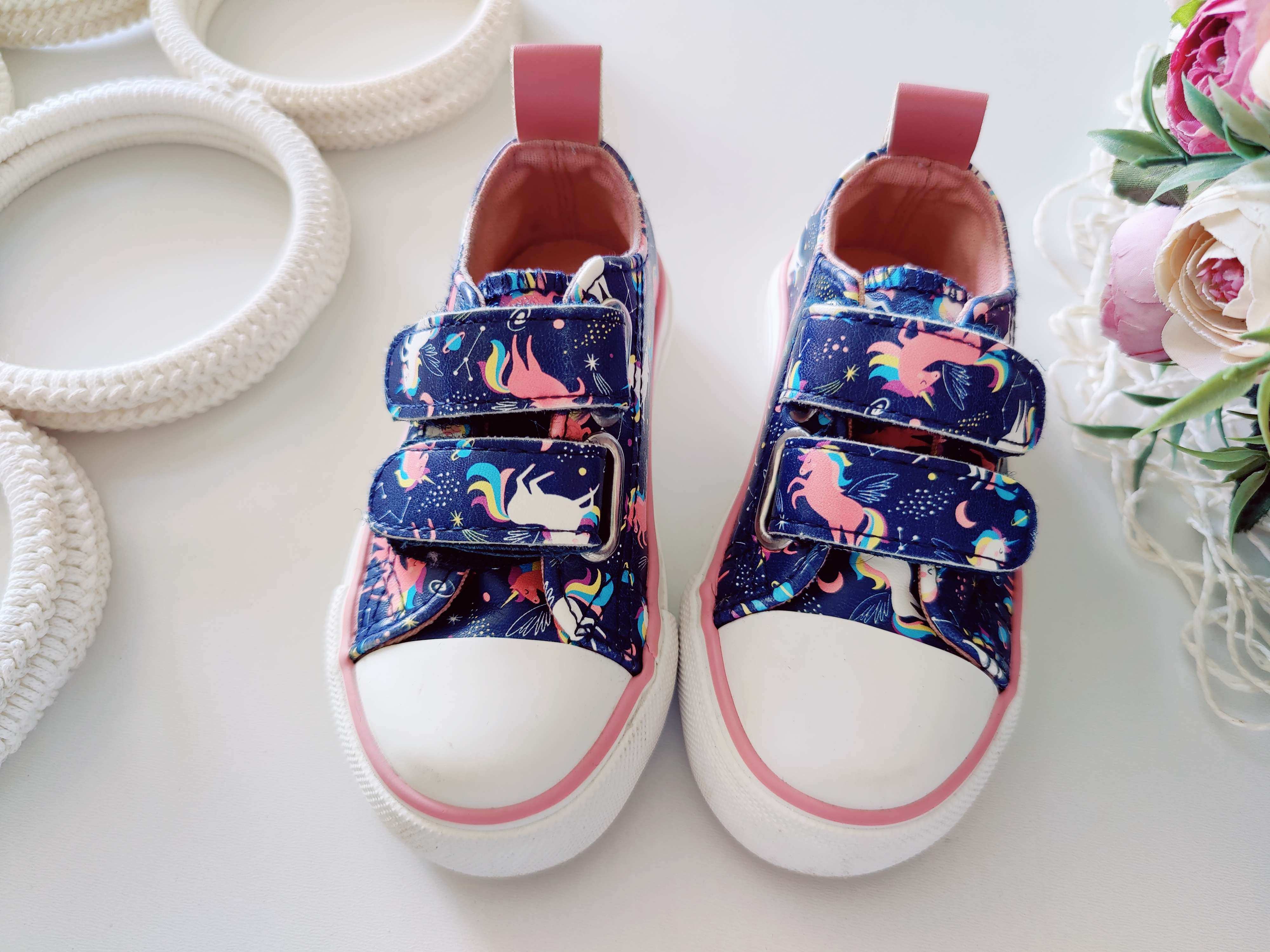 21 (13,5 см) Шкіряні кеди в однорогах