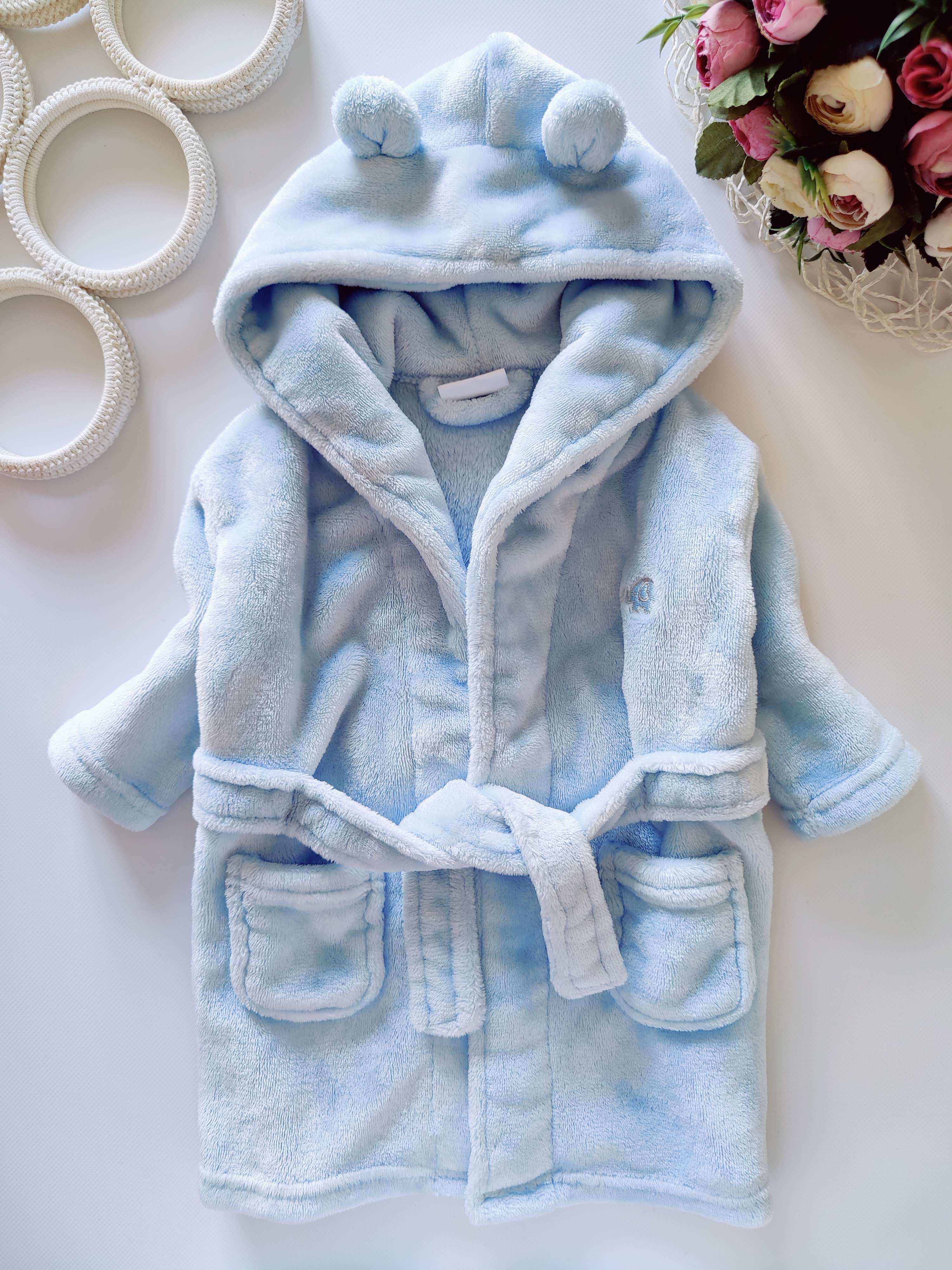 6,12 міс М'який дитячий халат