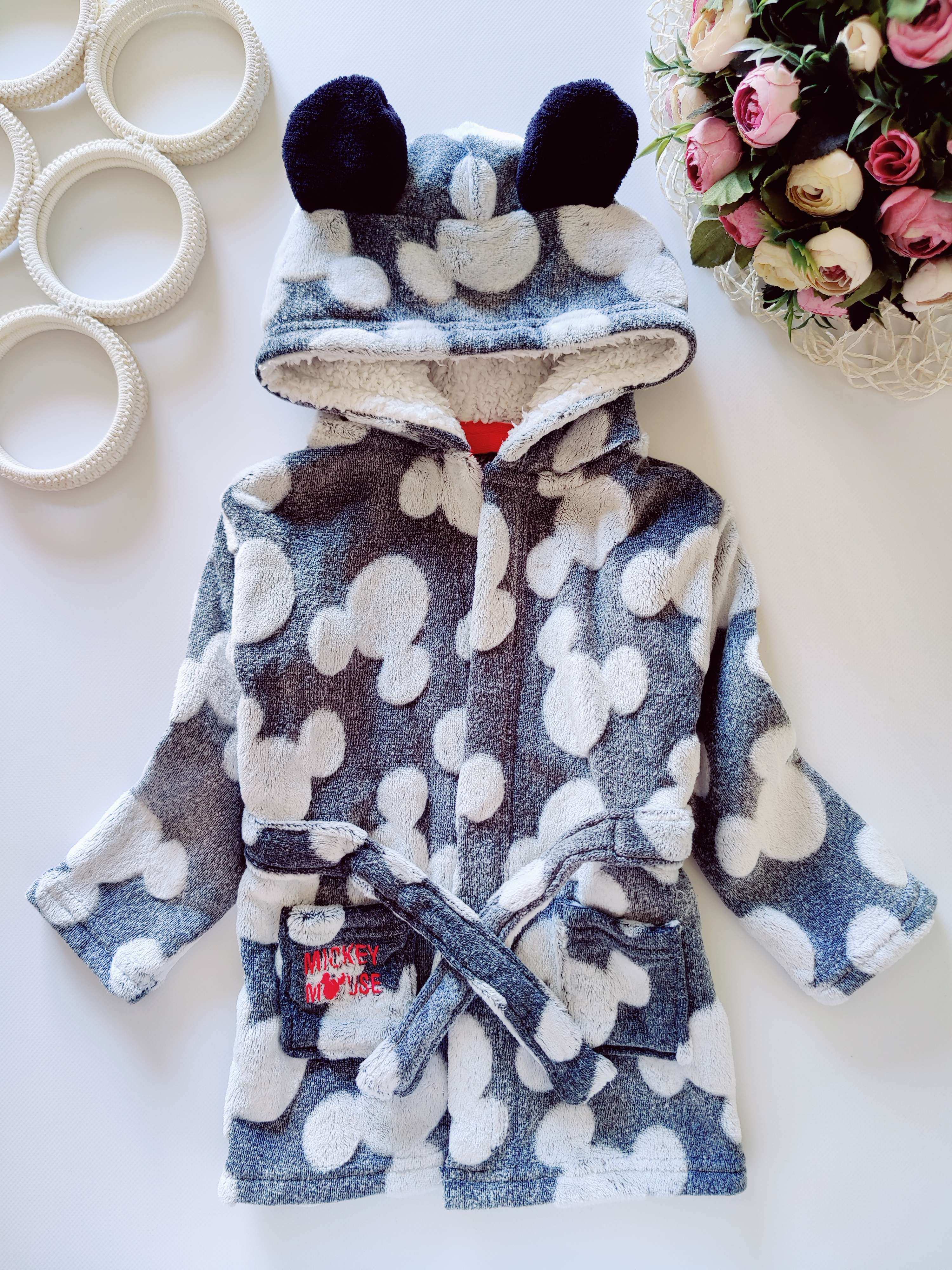 18,24 мес, рост 92 Халат микки