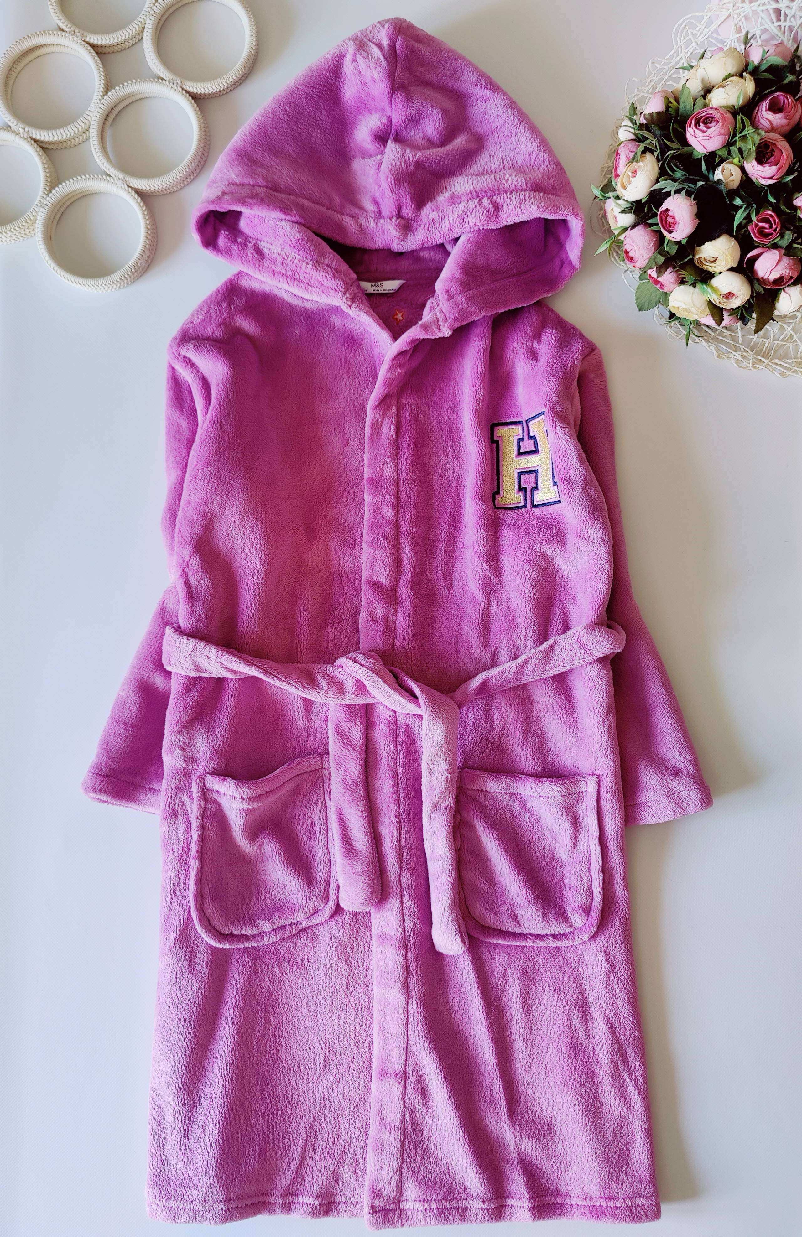 9,10 років, зріст 140 Якісний дитячий халат