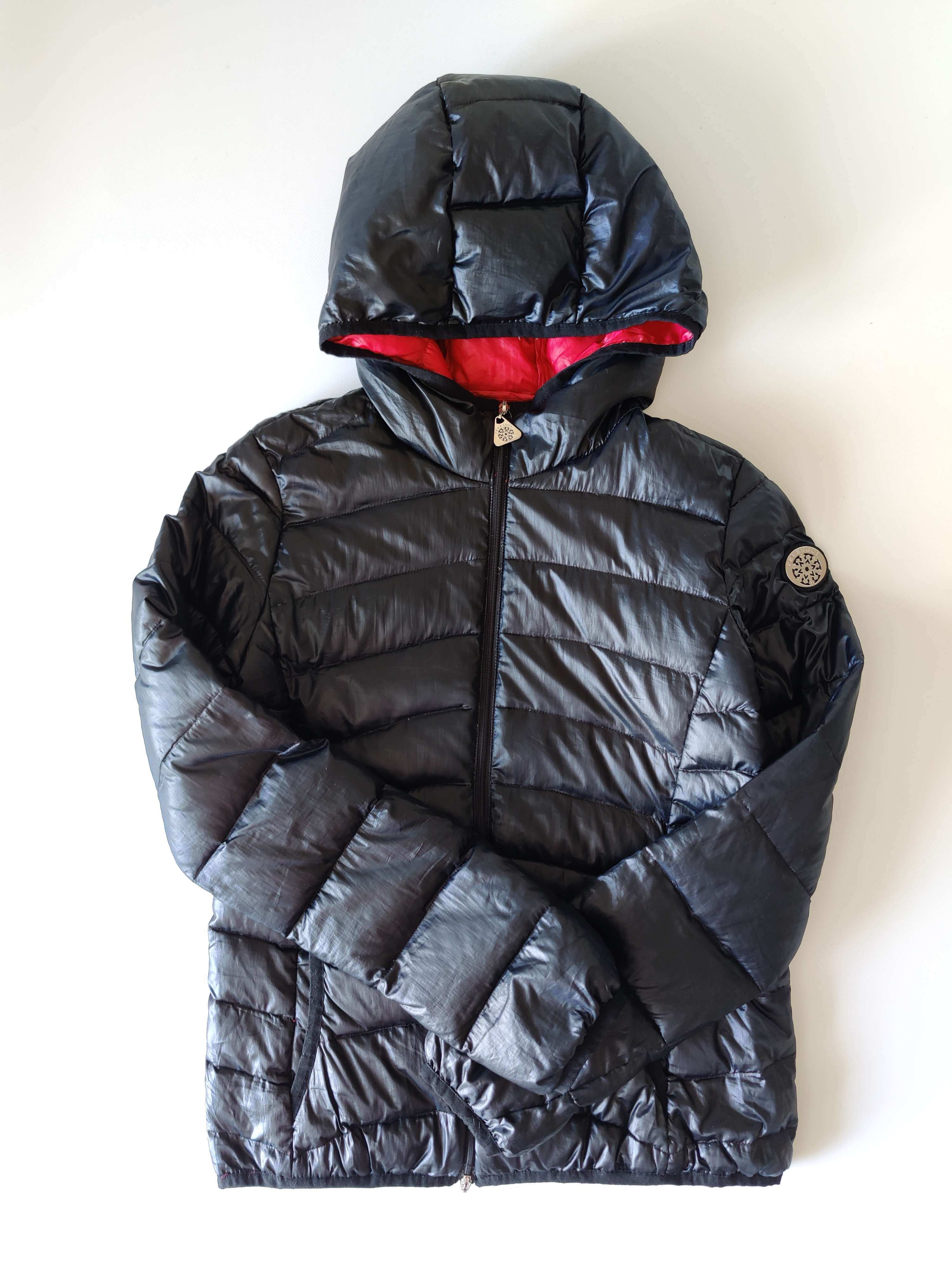 12,13 років, зріст 158 Мега легкий натуральний пуховик Freesoul Італія