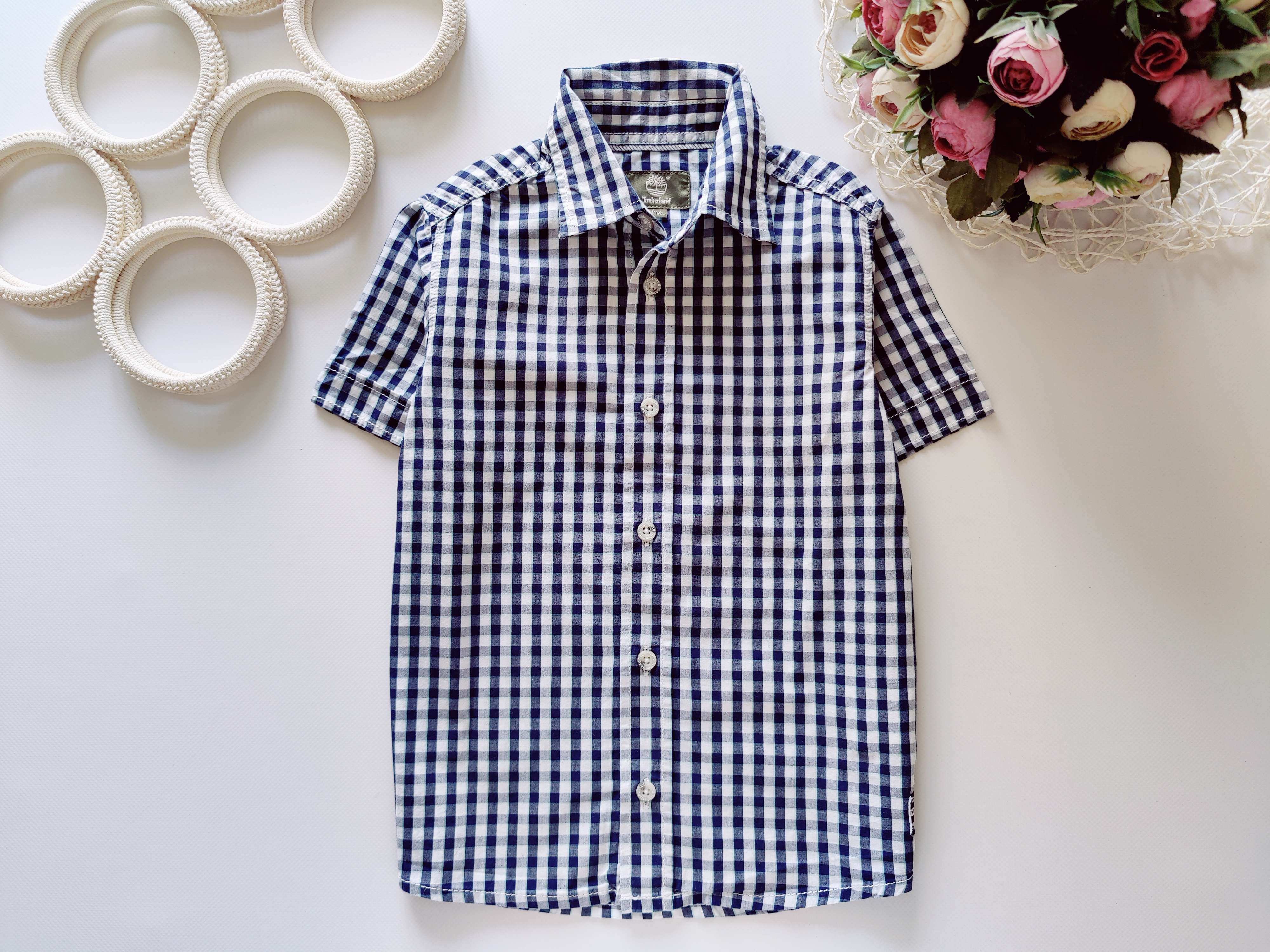 6,7 лет, рост 114 Детская рубашка