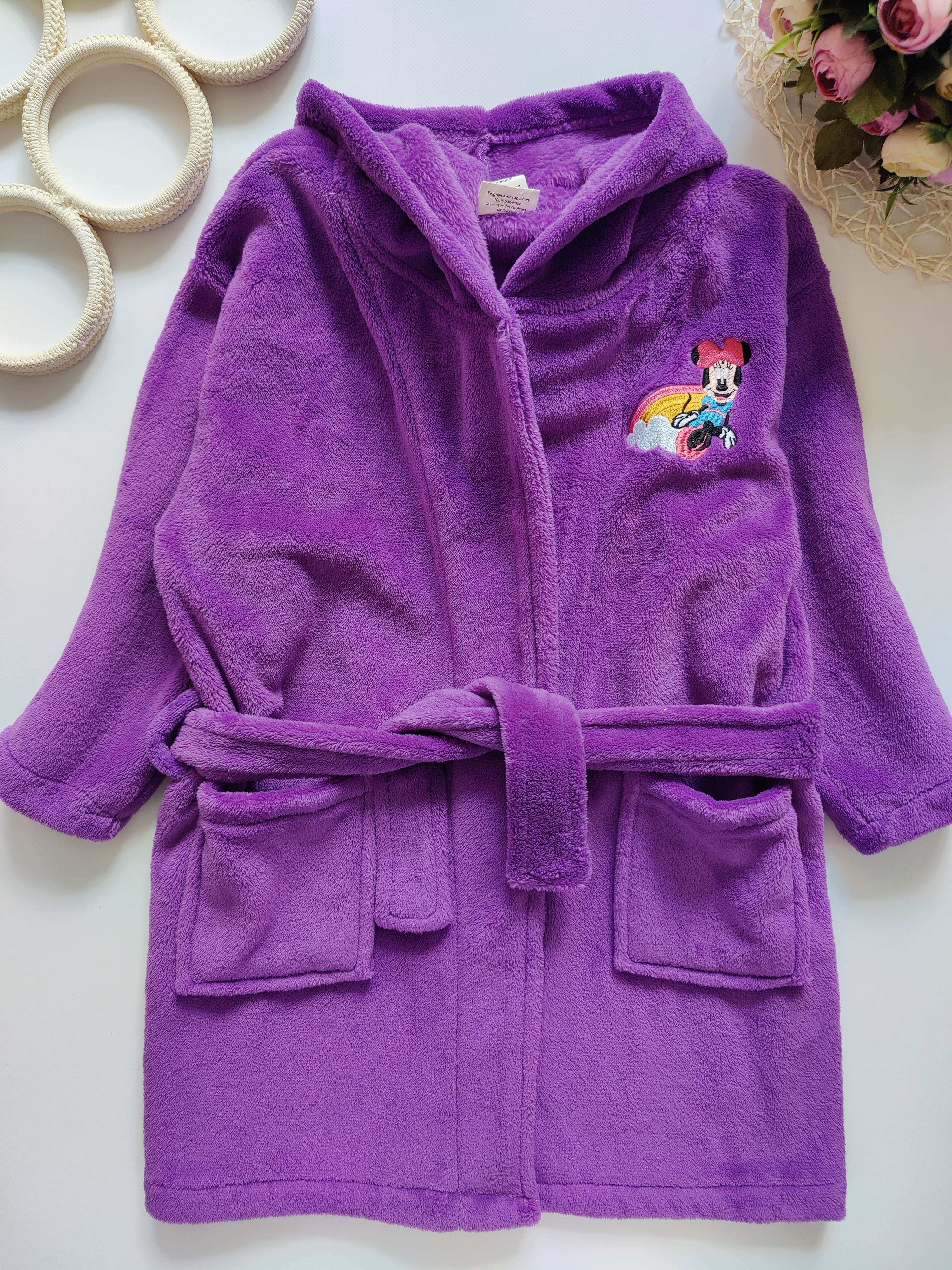 3,4 роки, зріст 104 Якісний халат з міккі