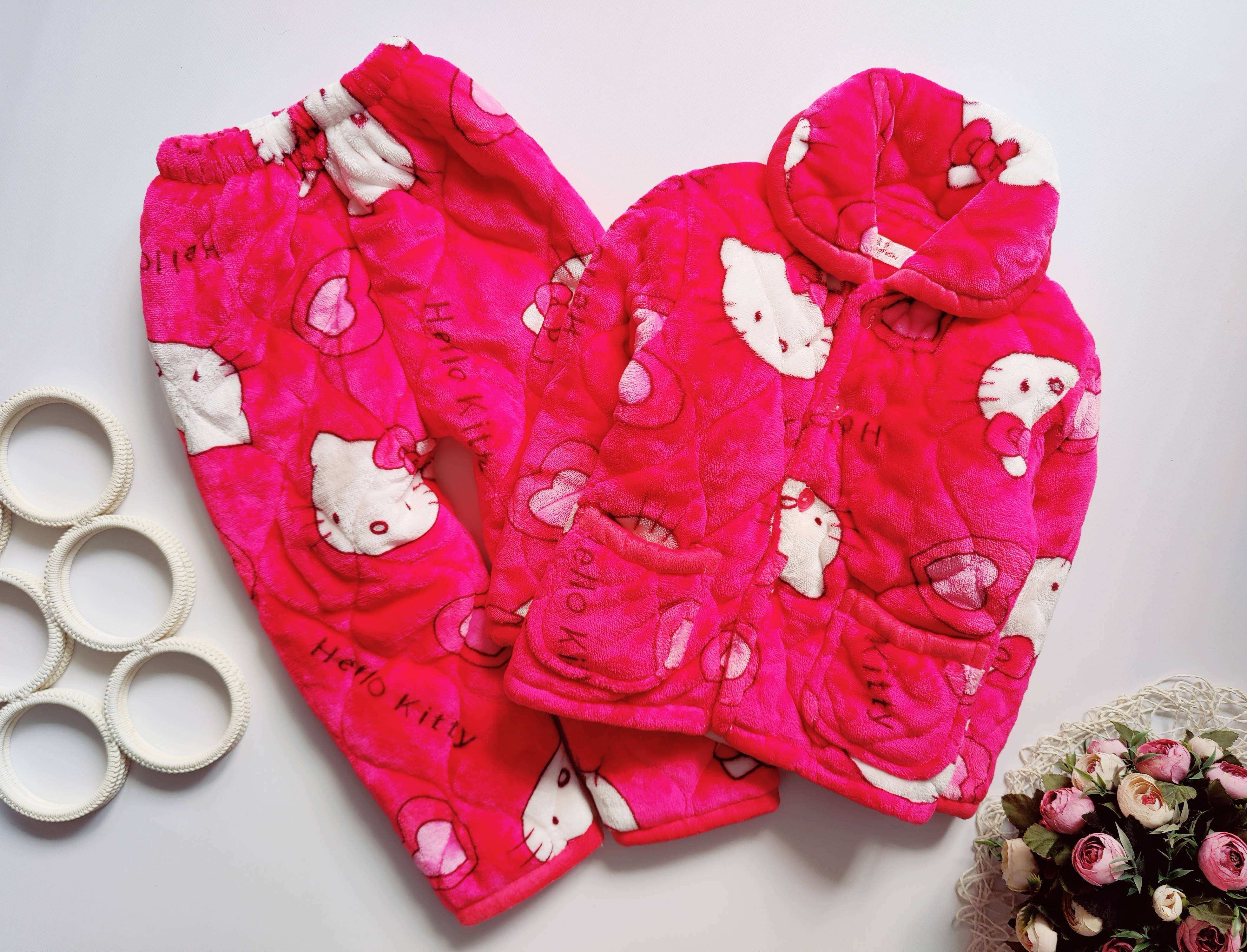 5-7 років, Теплий зимовий костюм на синтепоні (толстовка)