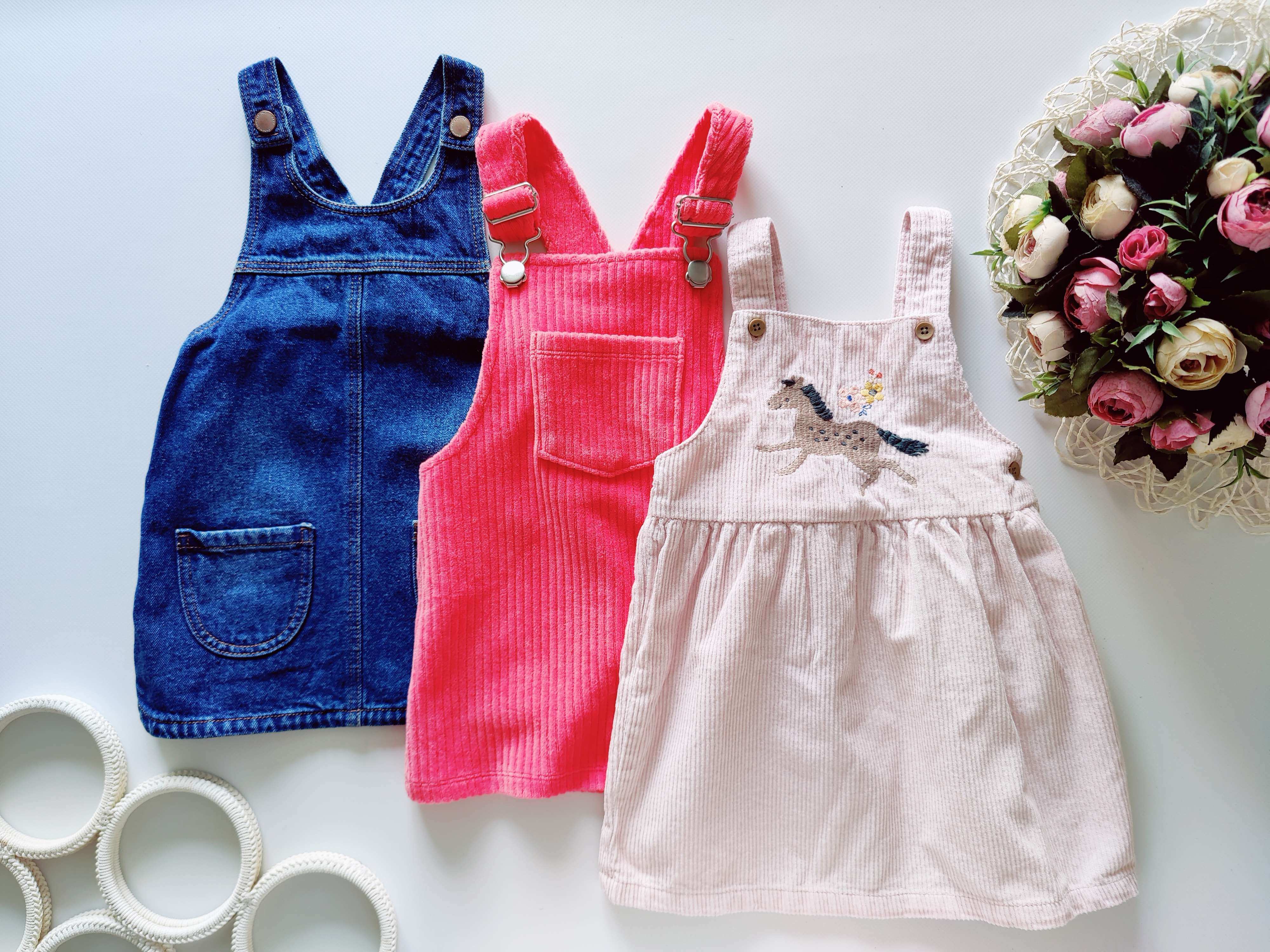 12,18 міс, зріст 86 Дитячі сарафани комплектом