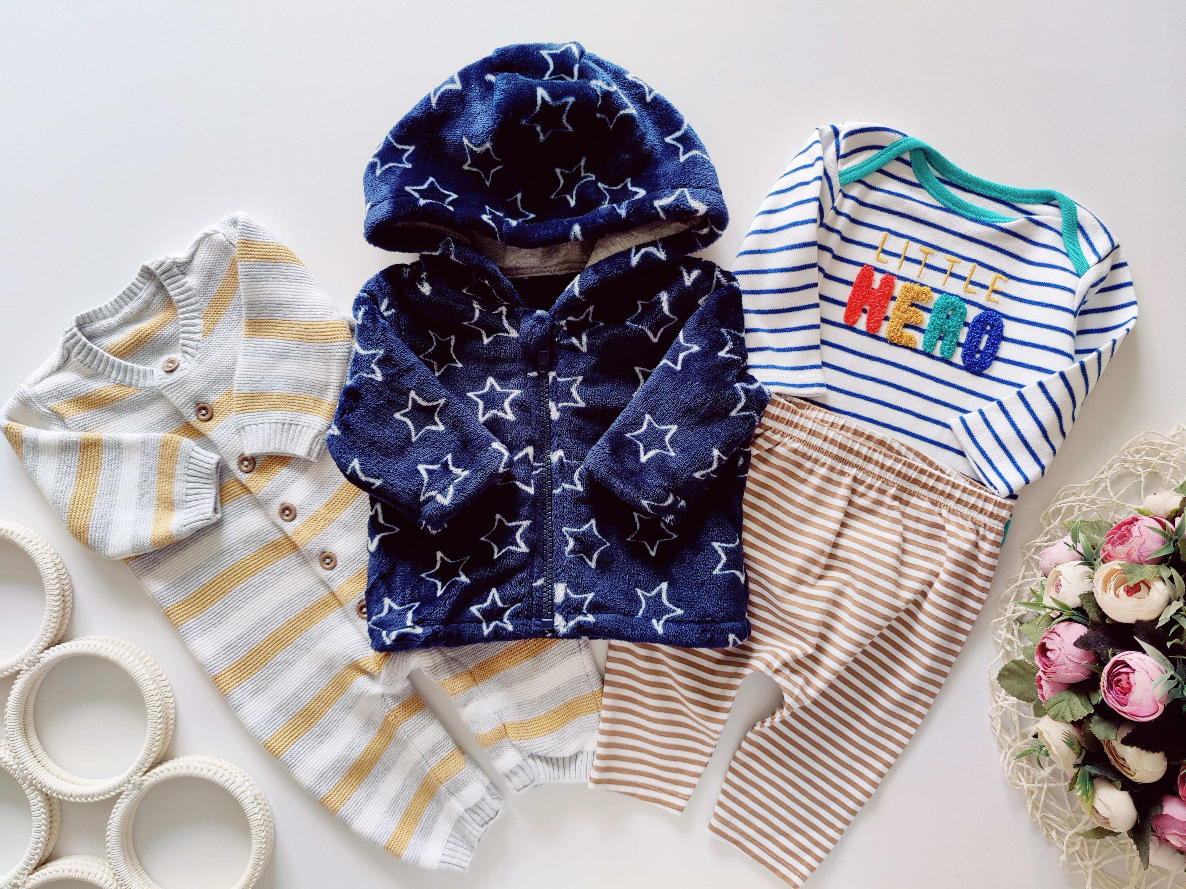 0-3 міс, Тепла кофта, в'язаний чоловічок, боді та штаніки для малюка