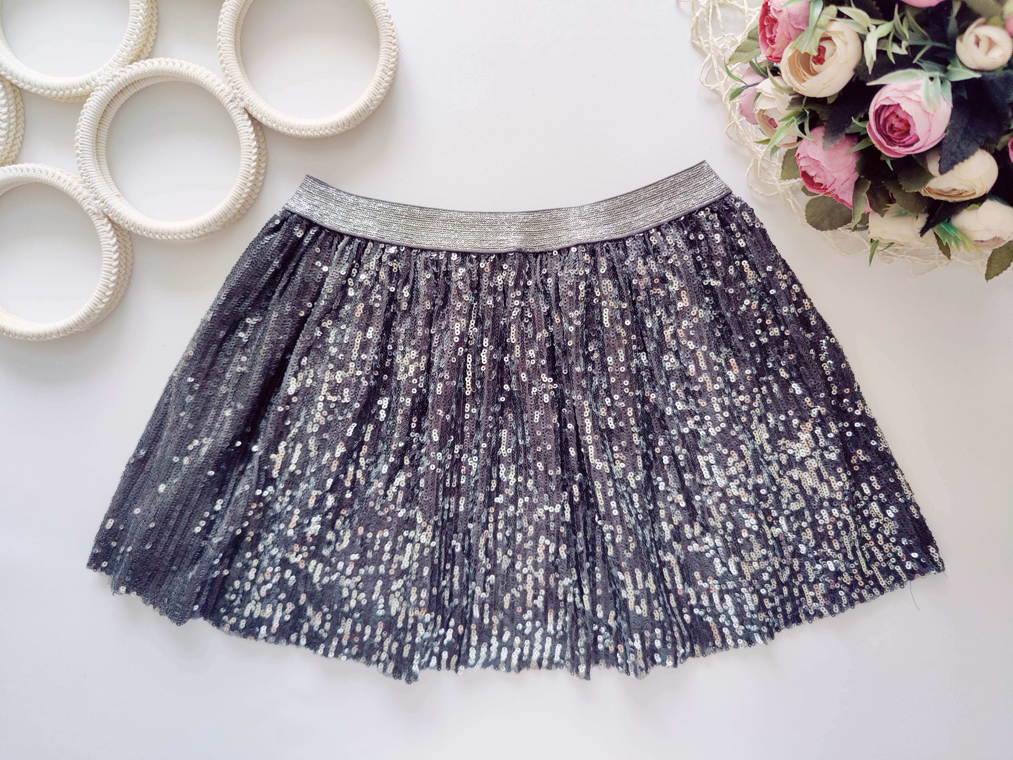 6,7 років, зріст 116,122 Спідниця у паєтках