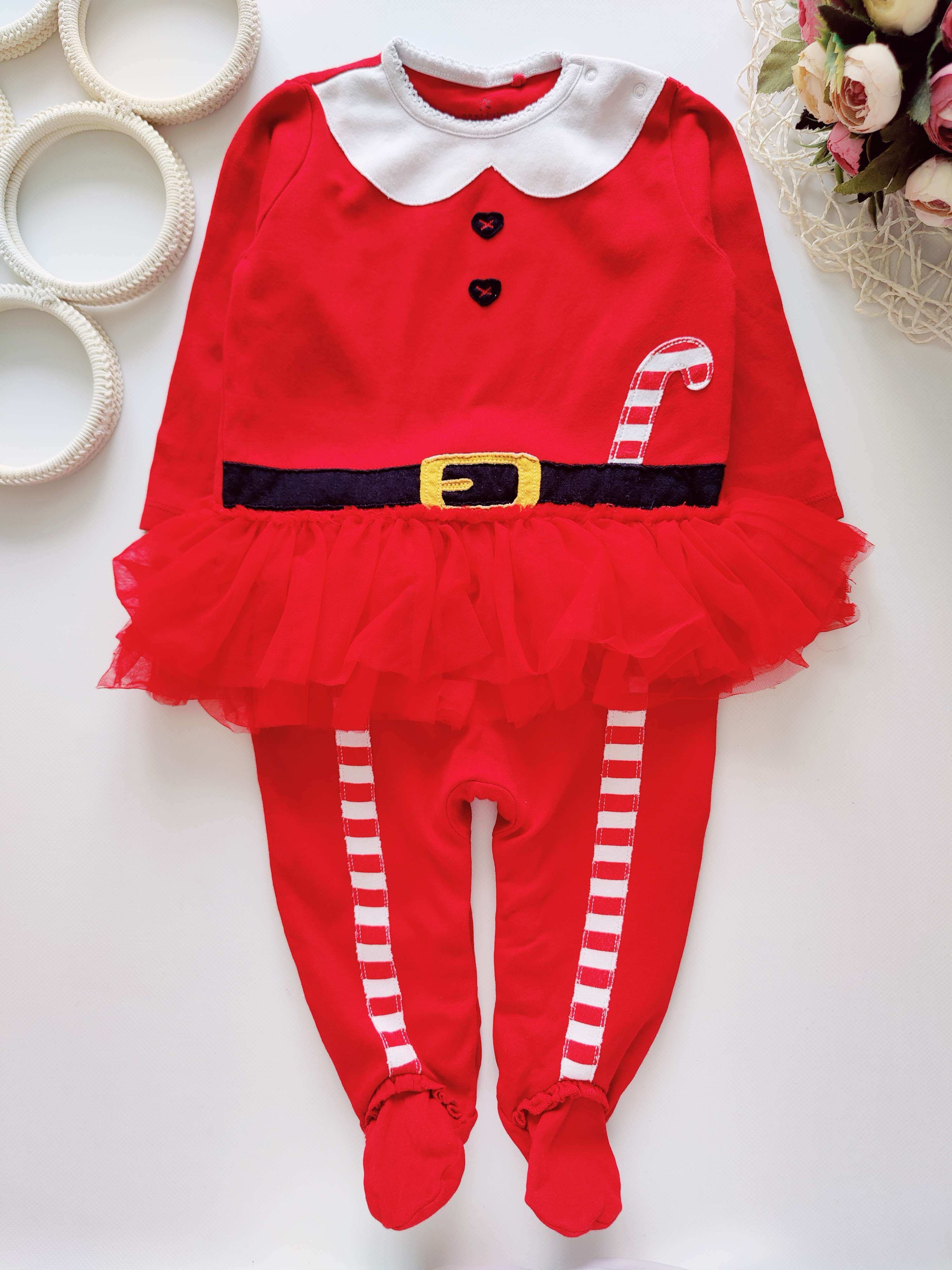 6,9 міс Чоловічок новорічний для дівчинки