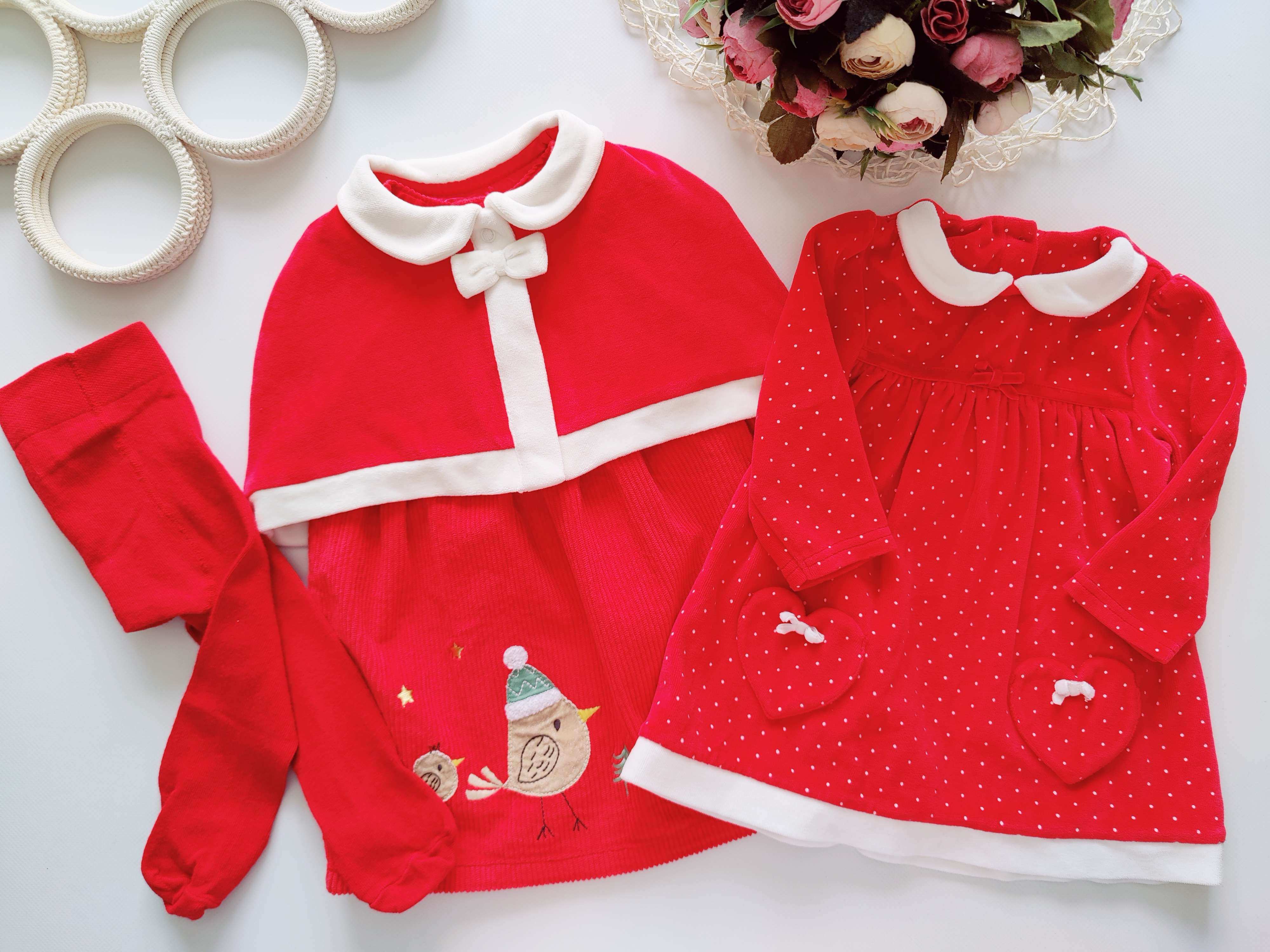 6,9 міс Набір новорічних речей дівчинці