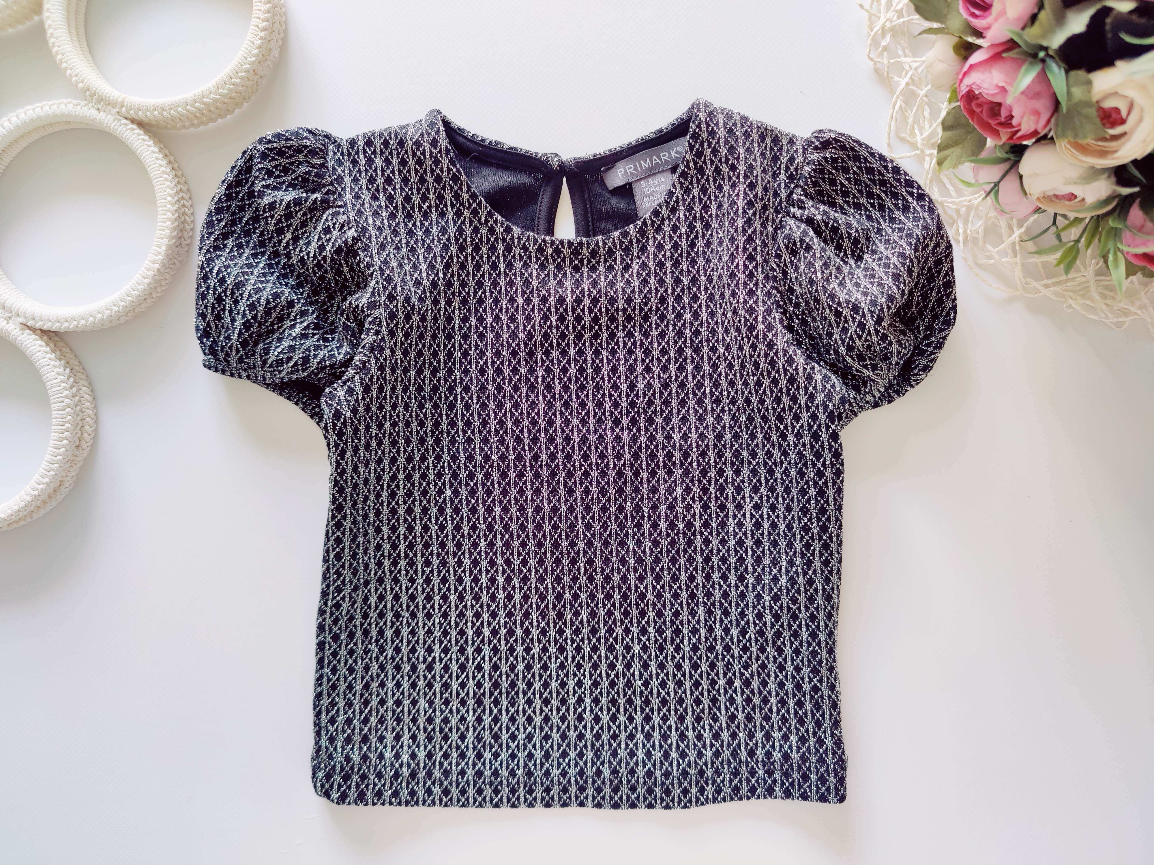 3,4 роки, зріст 104 Блискуча ошатна футболка