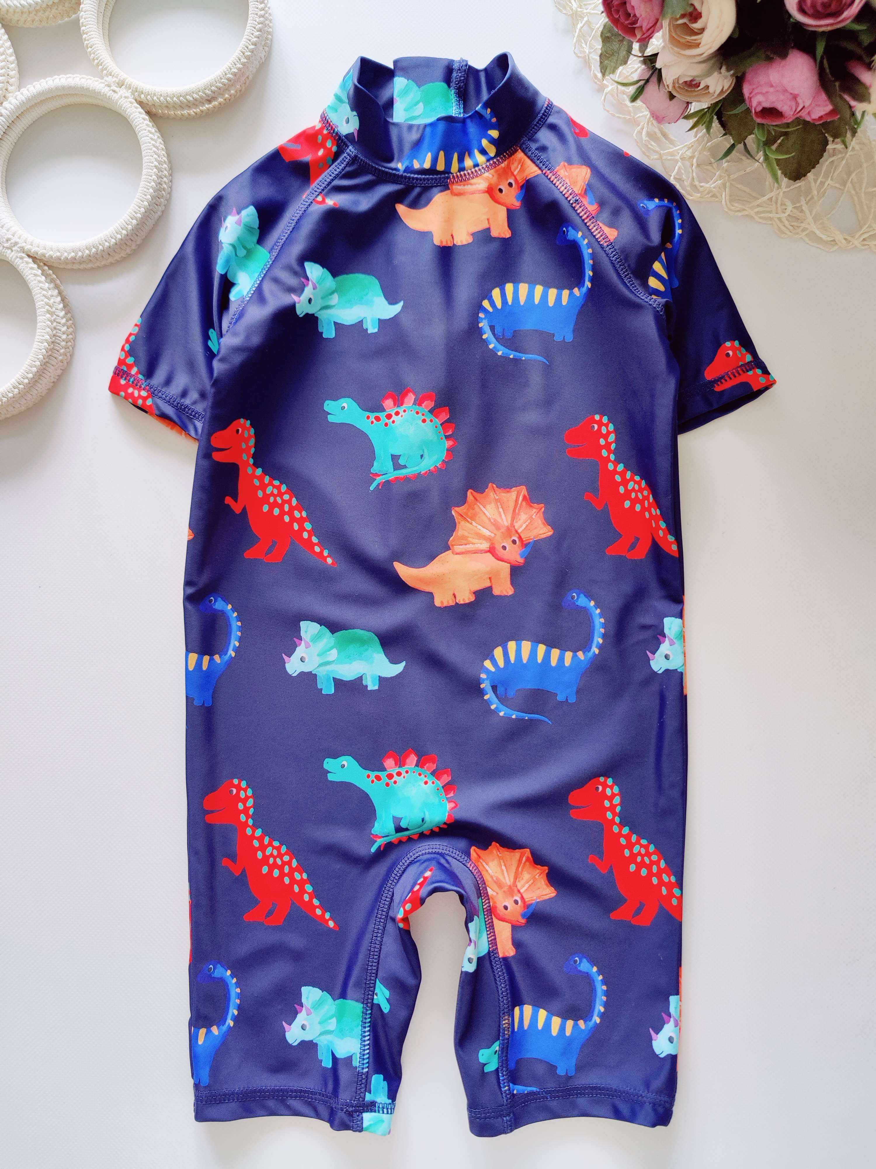 3,4 роки, зріст 104 Купальник у динозаврах