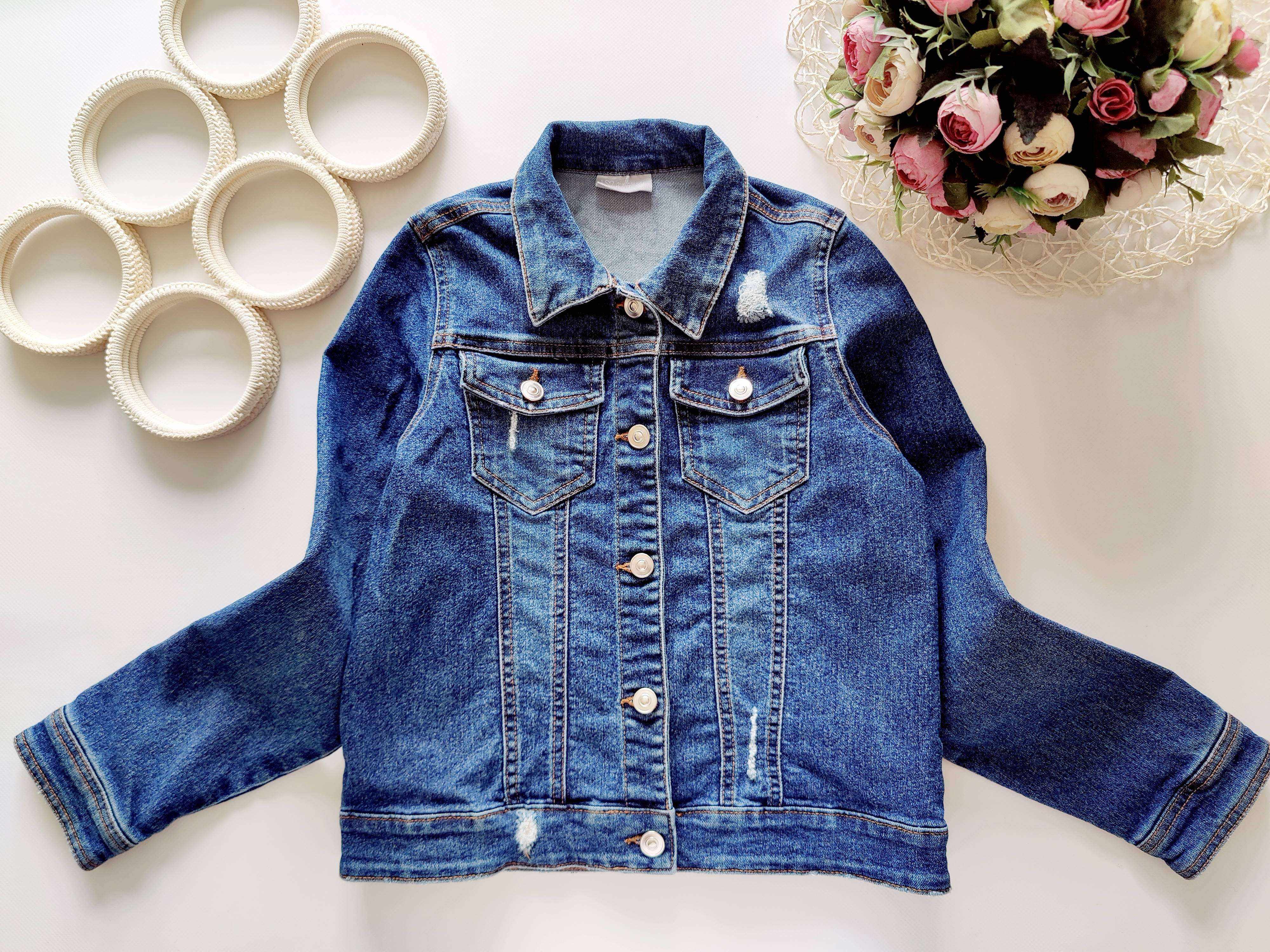 11 років, зріст 146 Стрейчева джинсівка