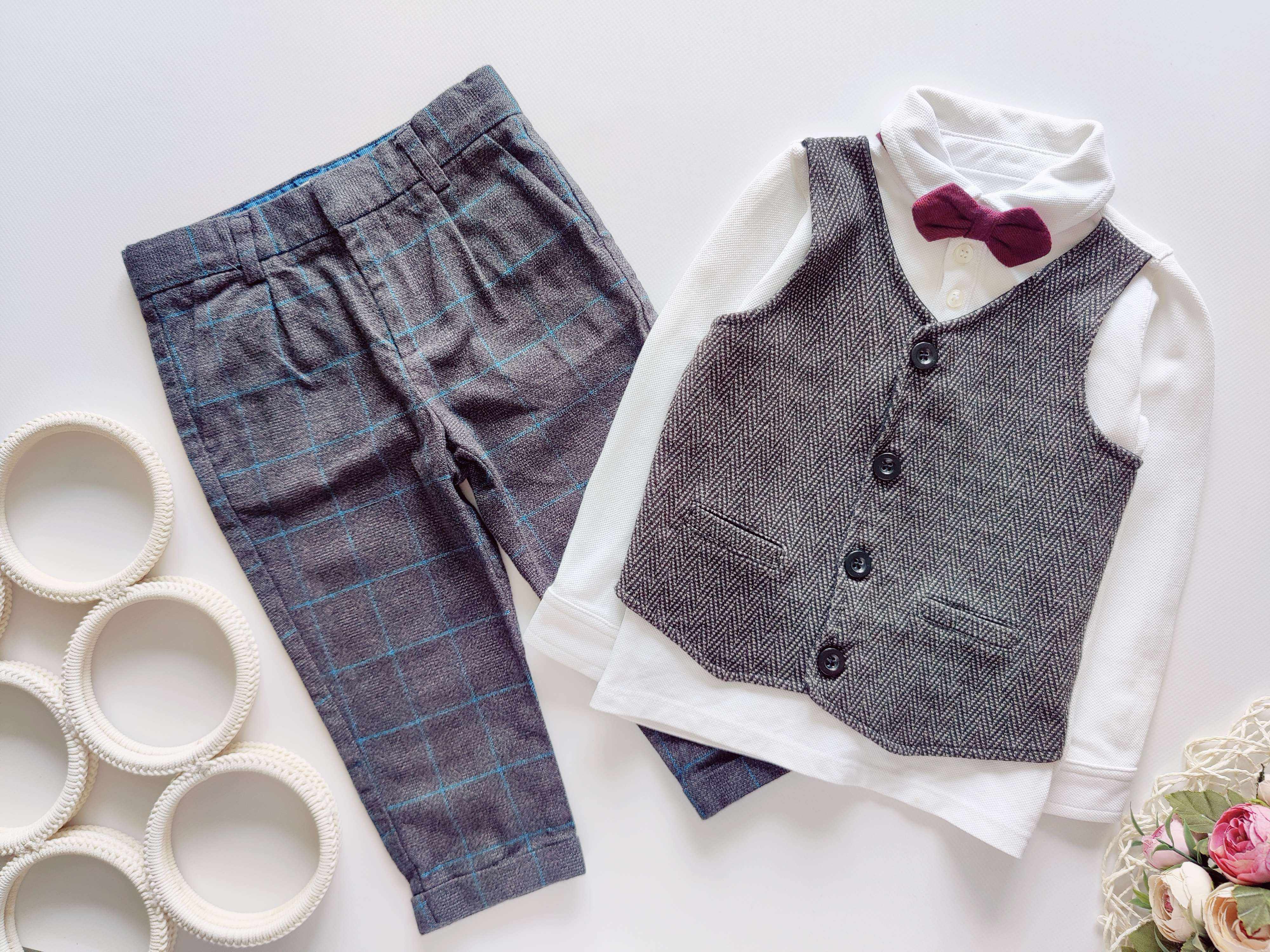 9-18 мес, рост 80-86 Нарядный детский костюм