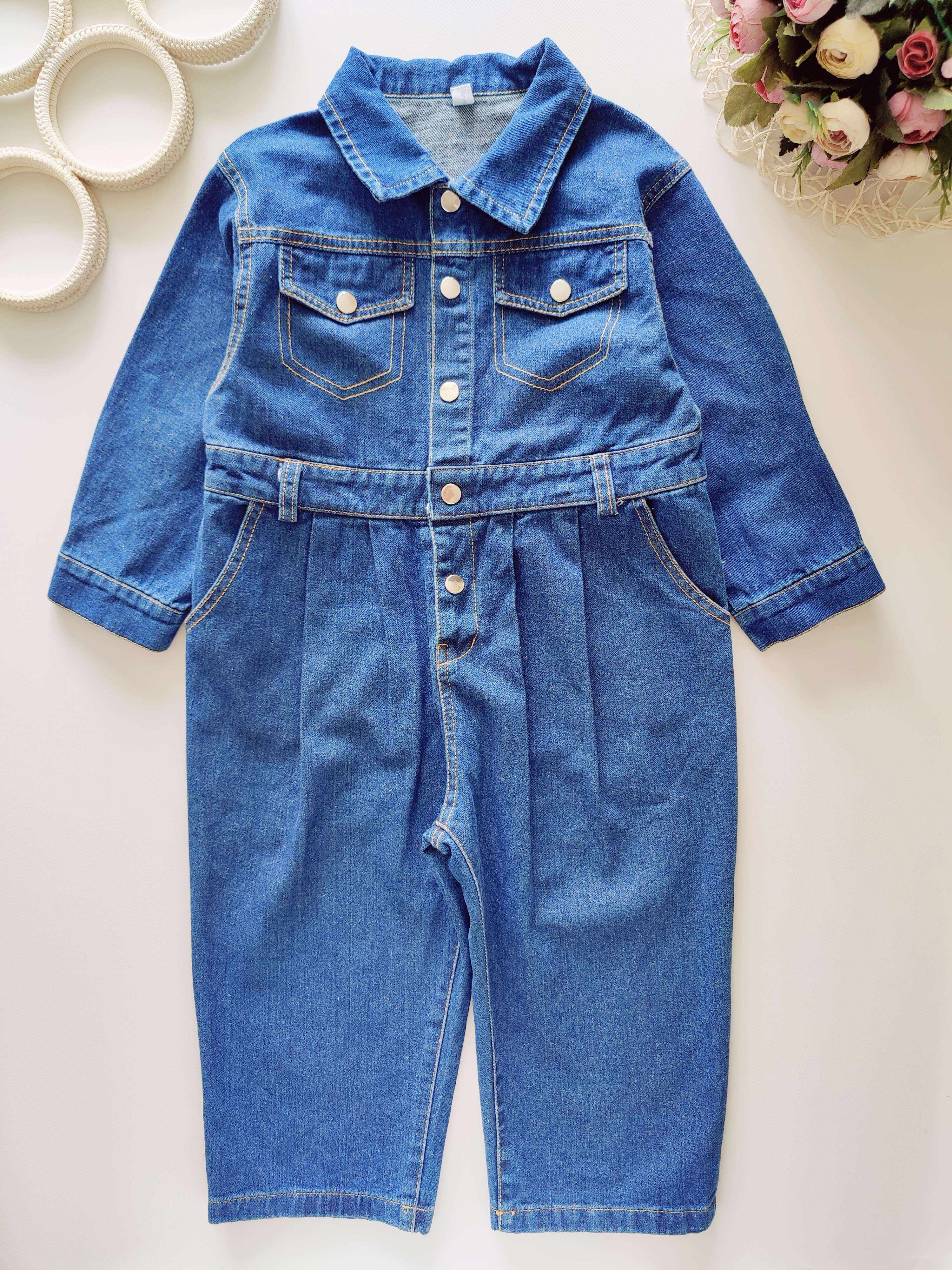 10,11 років, зріст 140,146 Джинсовий комбінезон