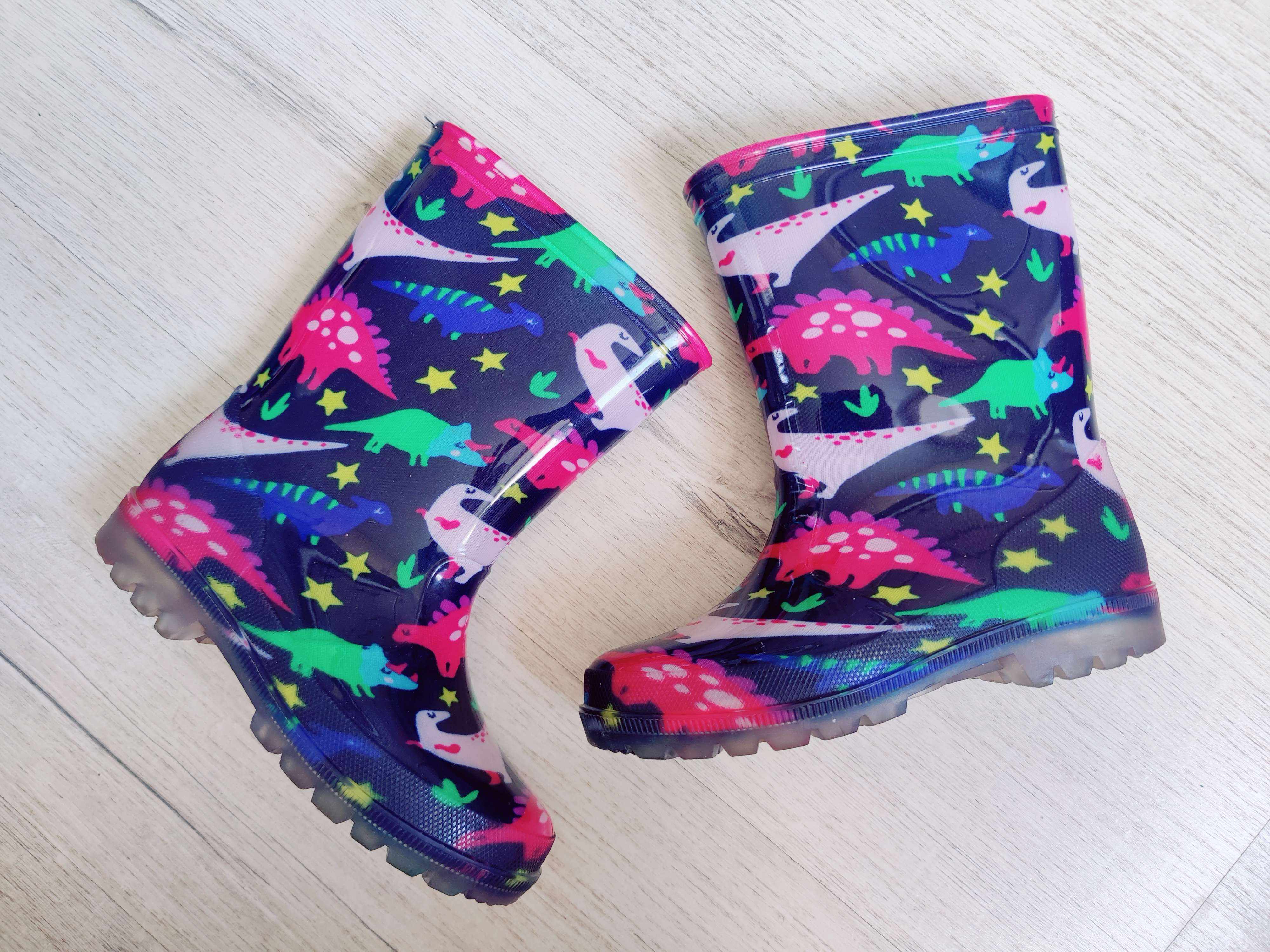 29 (19,5 см) Резиновые сапоги с мигалками