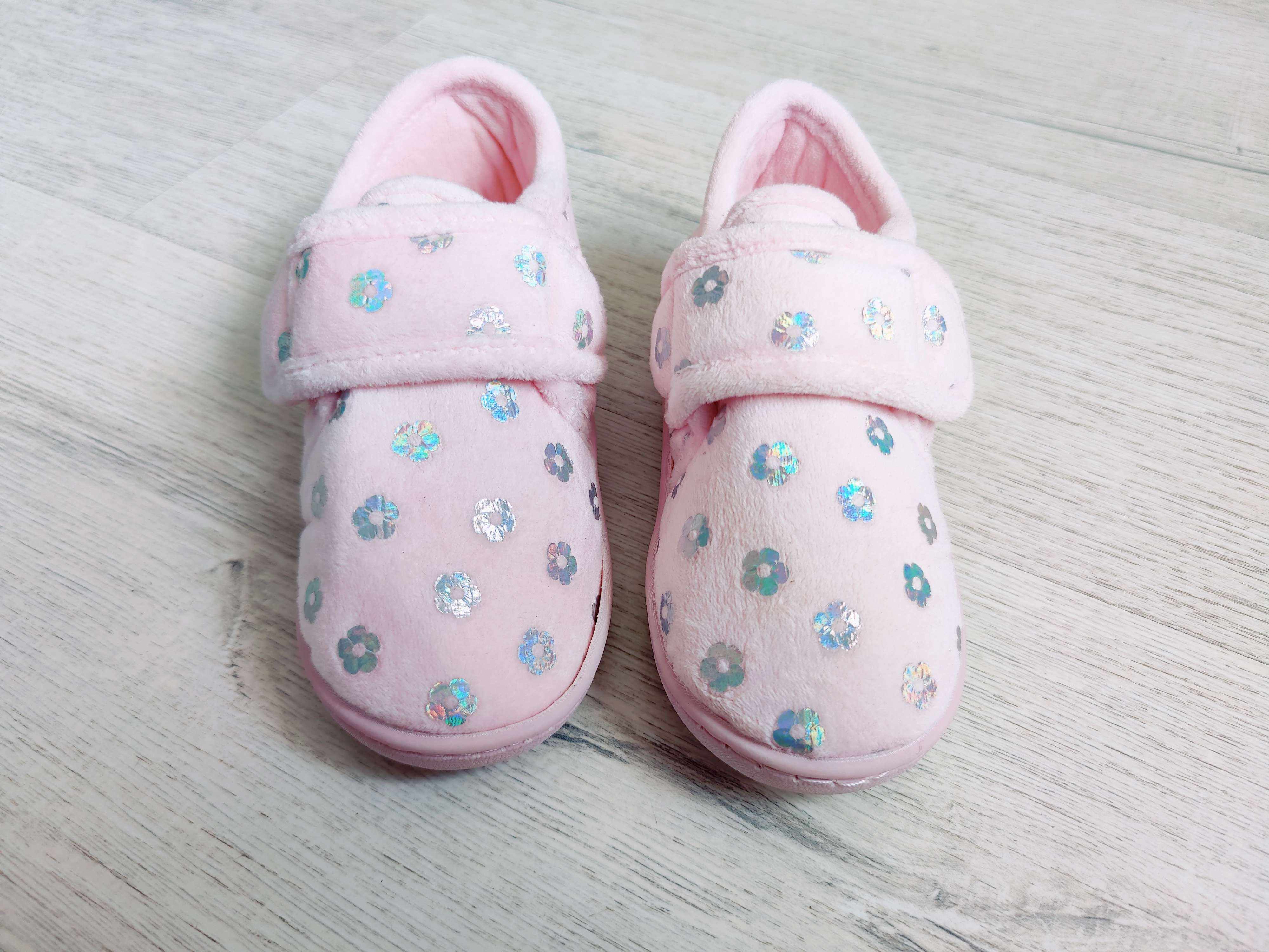 27-28 (17,5 см) Утепленные детские тапочки на липучках