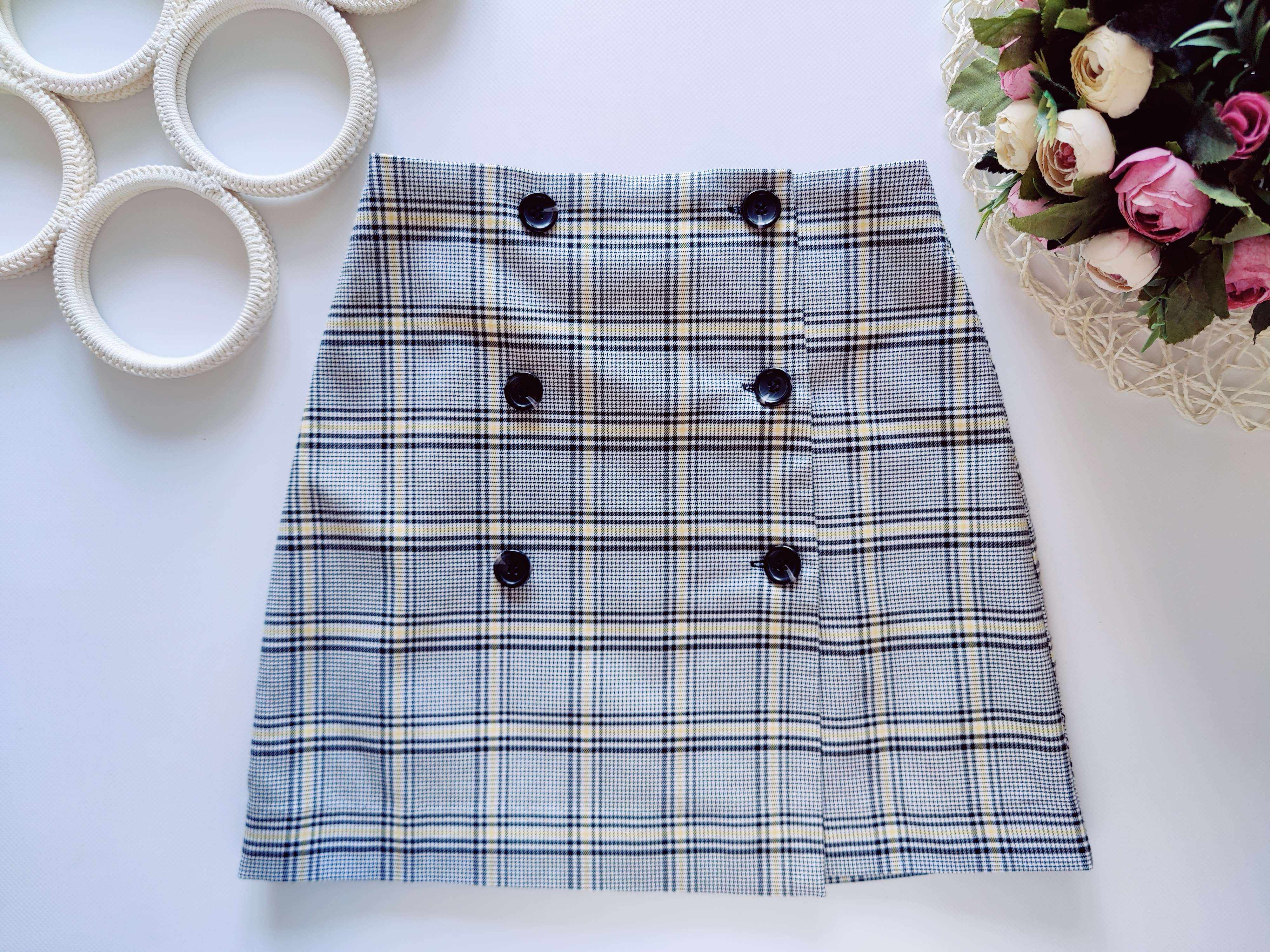 12,13 лет, рост 152,158 Юбка в клеточку