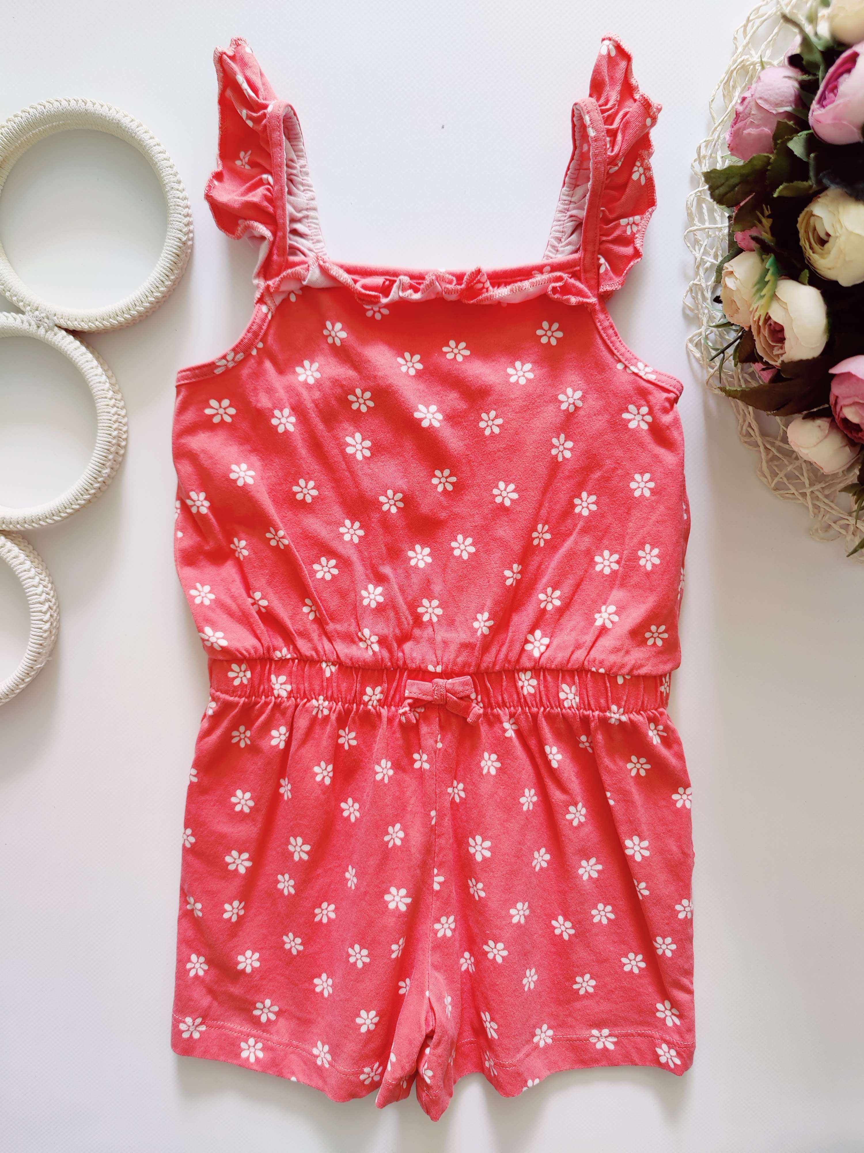 3,4 года, рост 98,104 Красивый трикотажный ромпер