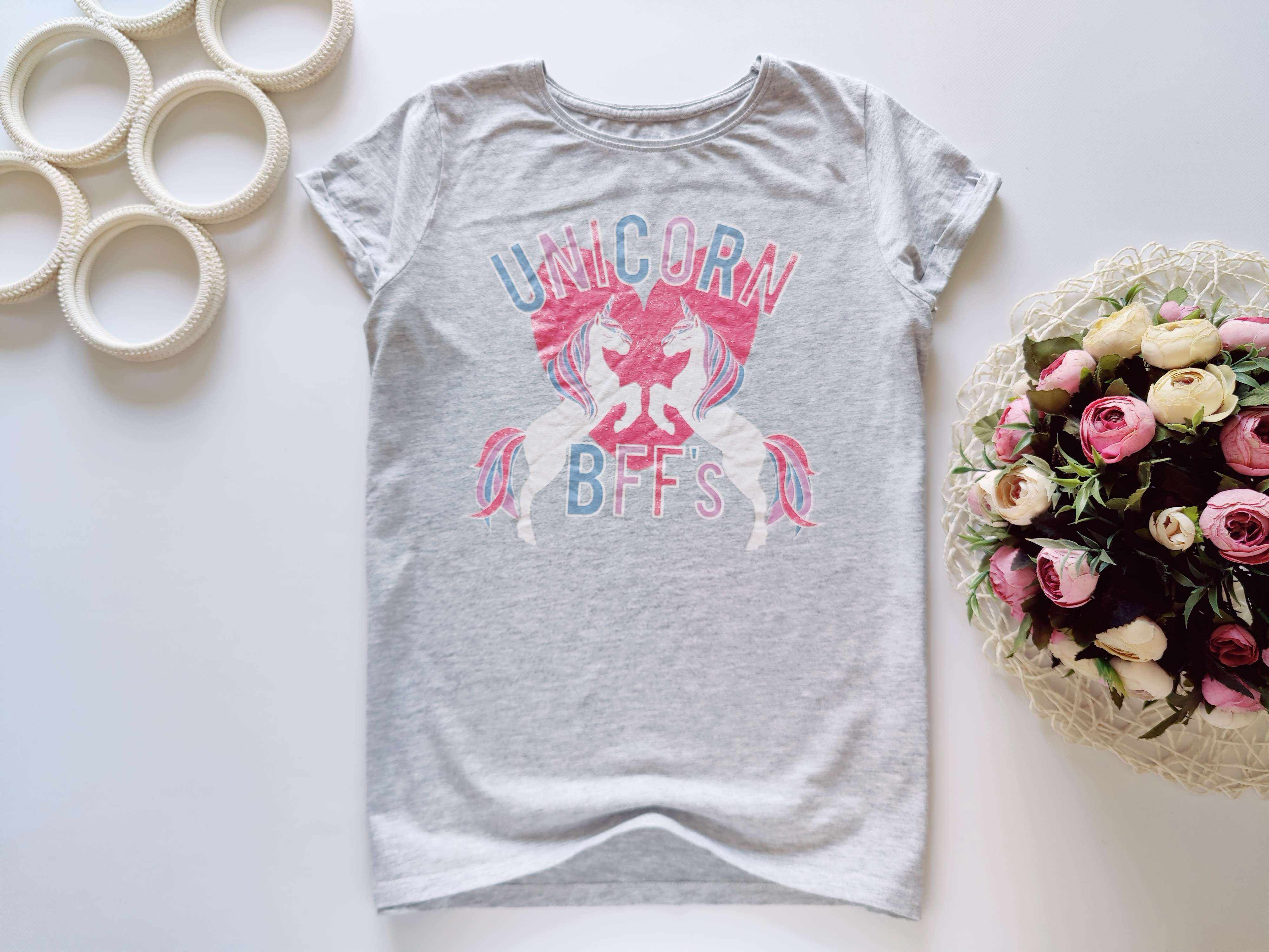 12,13 років, зріст 158 Футболка з поні єдиноріг