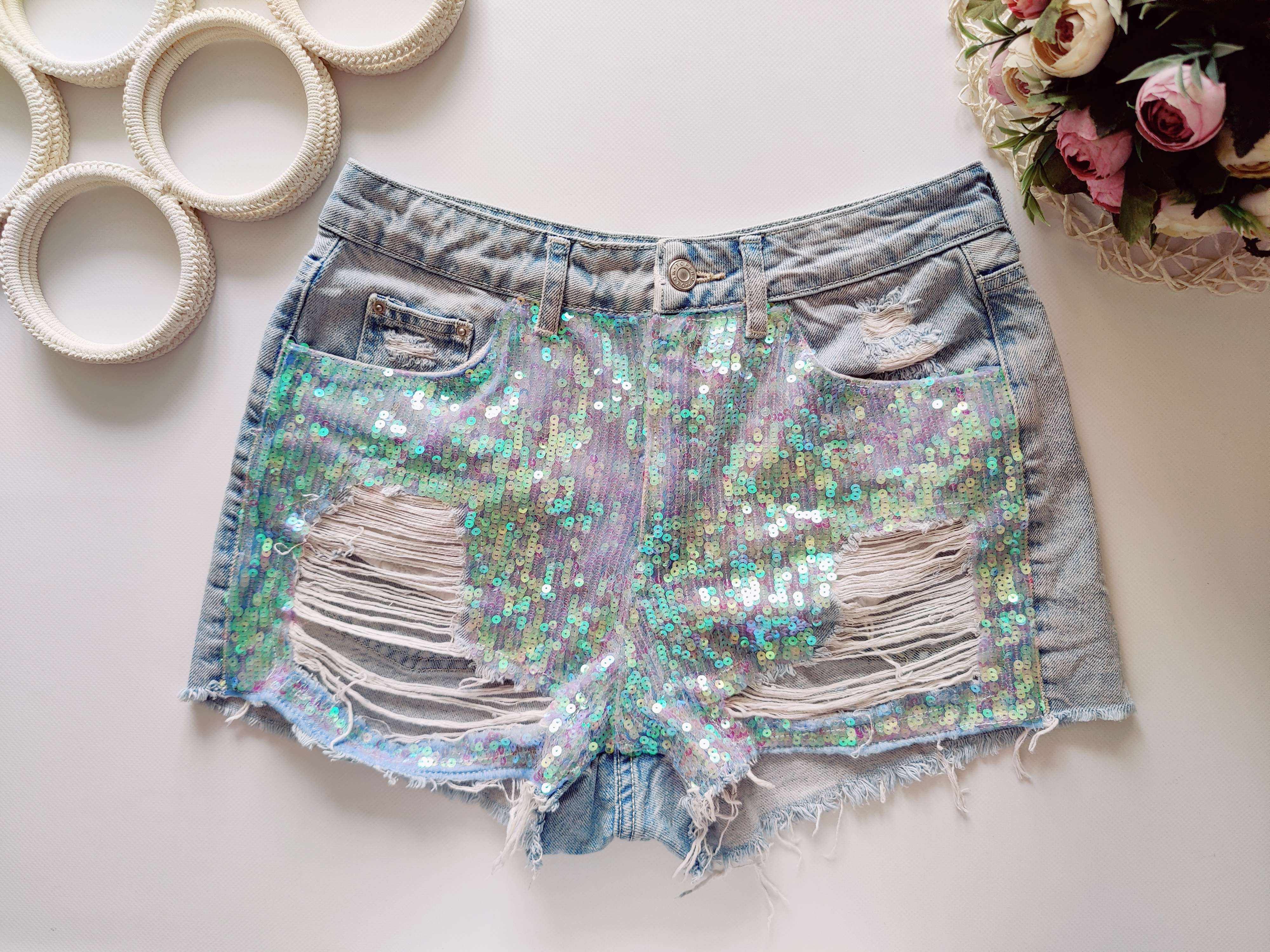 10\38\6 Джинсові шорти мом