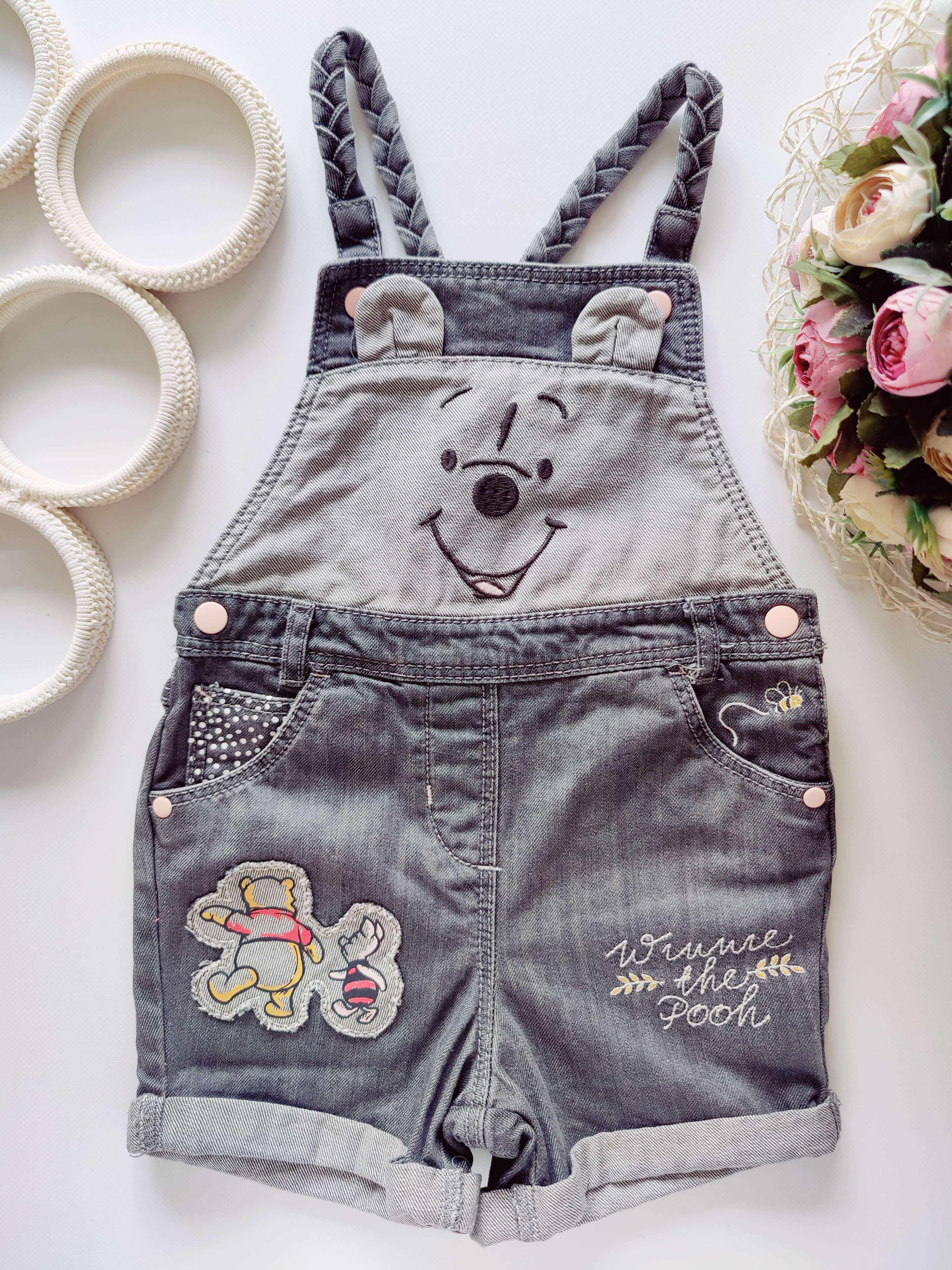 (в наявності 2 шт) 3,4 роки, зріст 98,104 Джинсовий комбінезон вінні пух