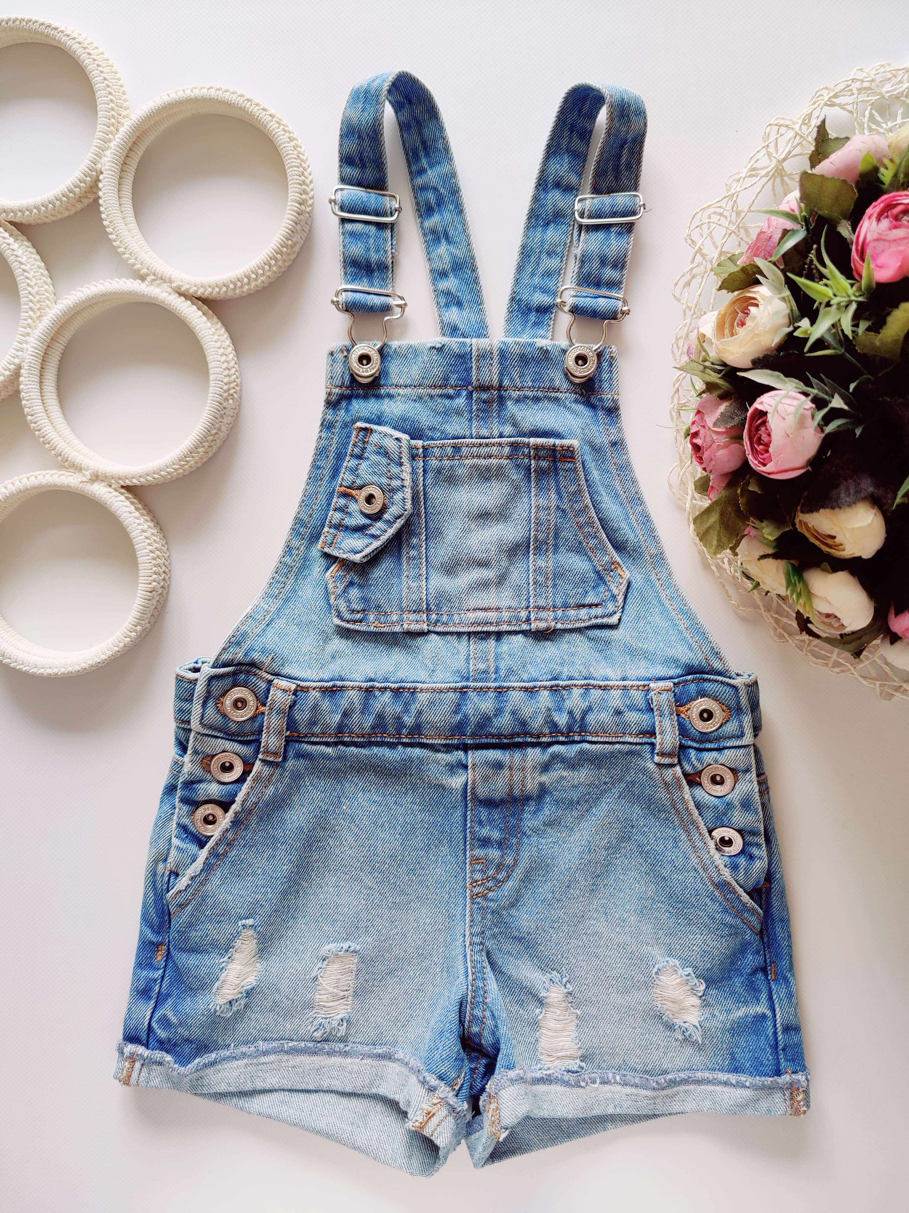 6 років, зріст 116 Крутий джинсовий комбмнезон