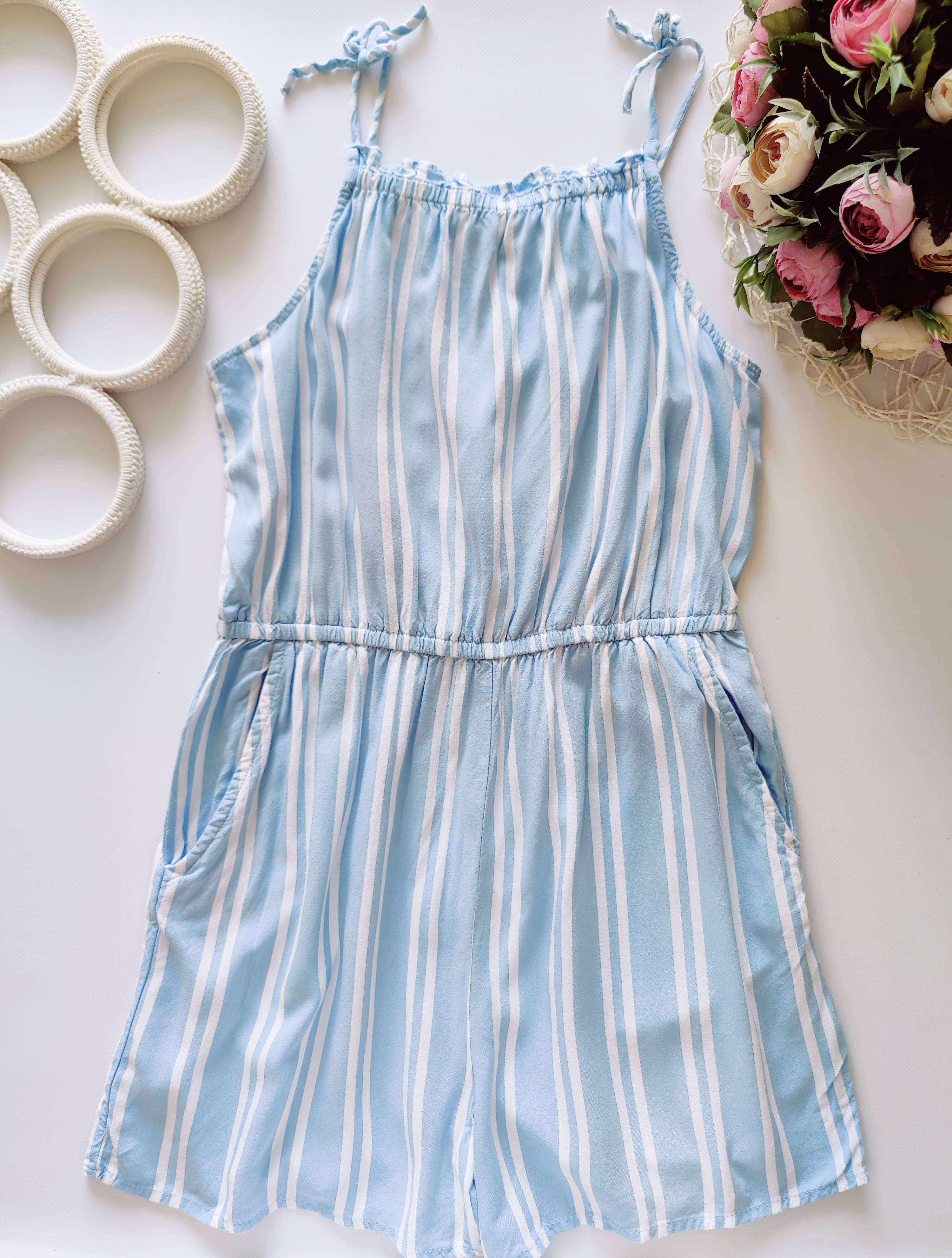 13,14 лет, рост 164 Легкий летний ромпер