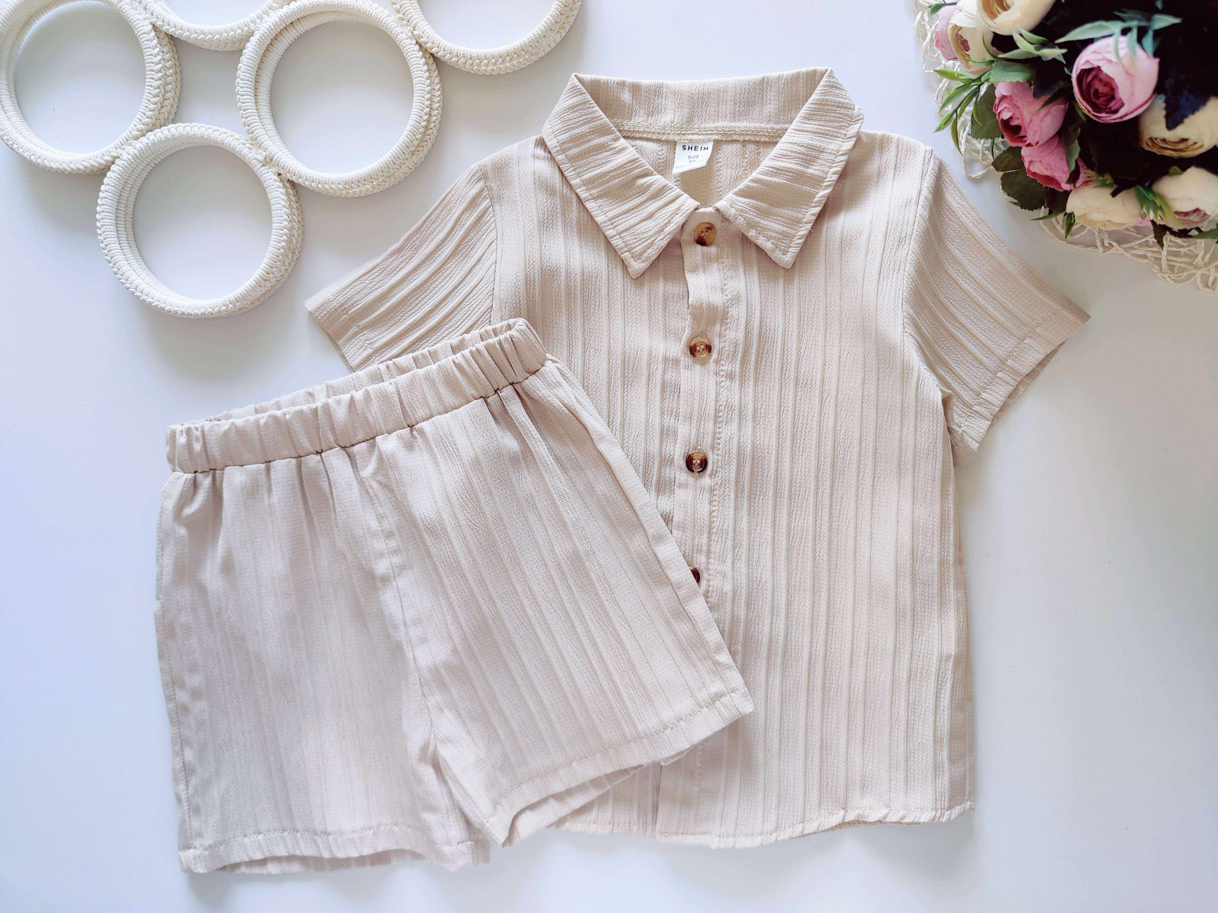 5 лет, рост 110 Легкий летний костюм