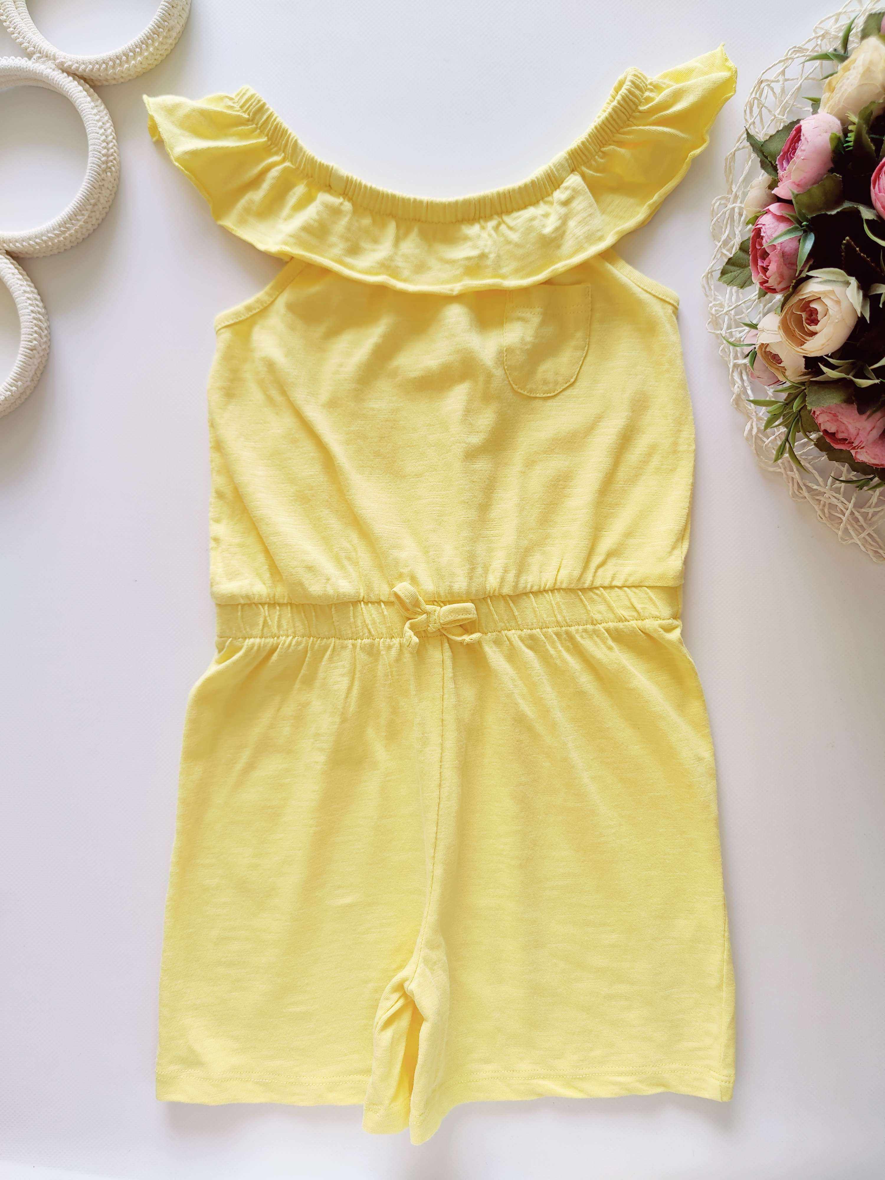 4,5 років, зріст 104,110 Лимонний ромпер