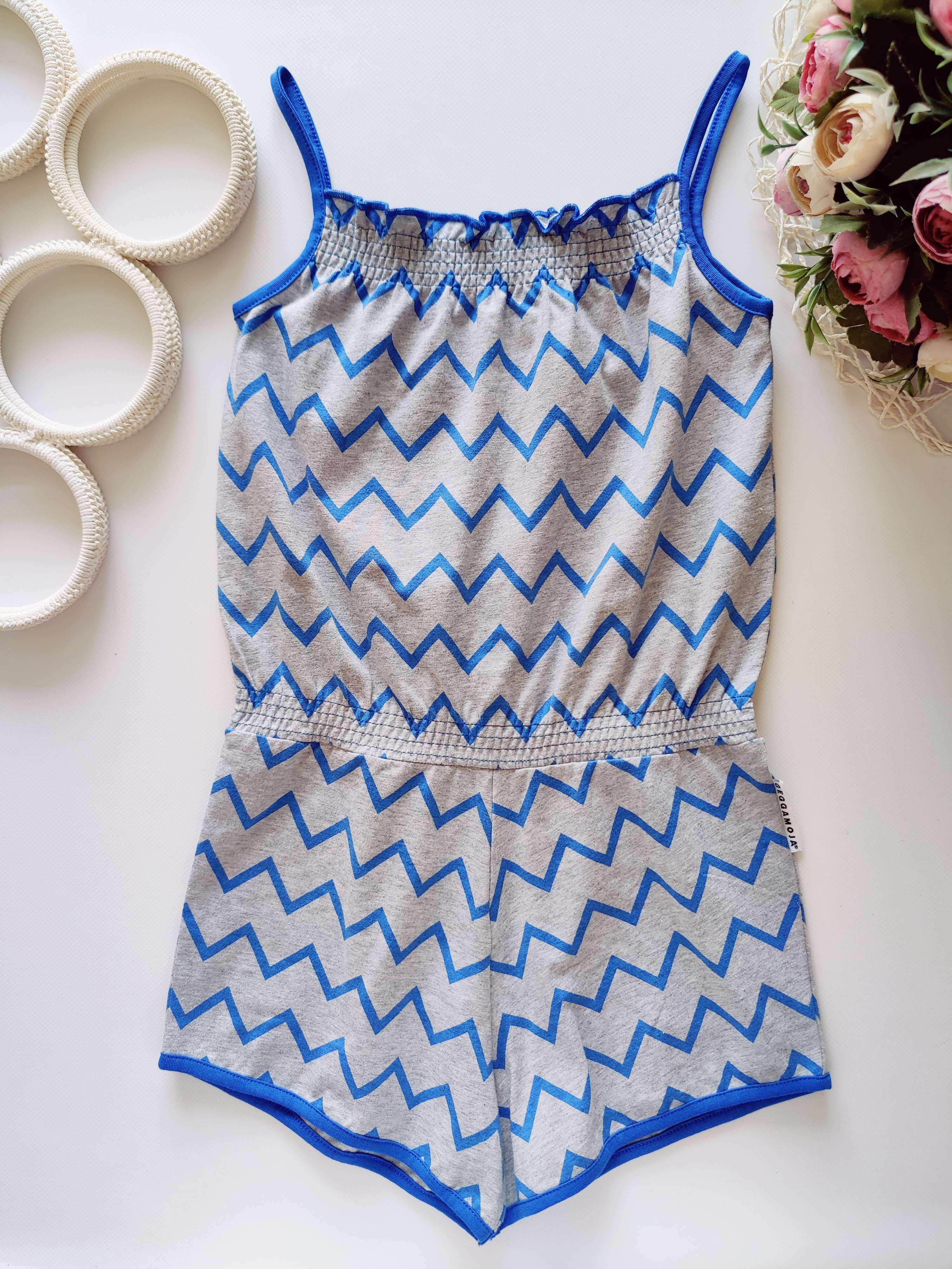 5,6 років, зріст 110,116 Новий ромпер