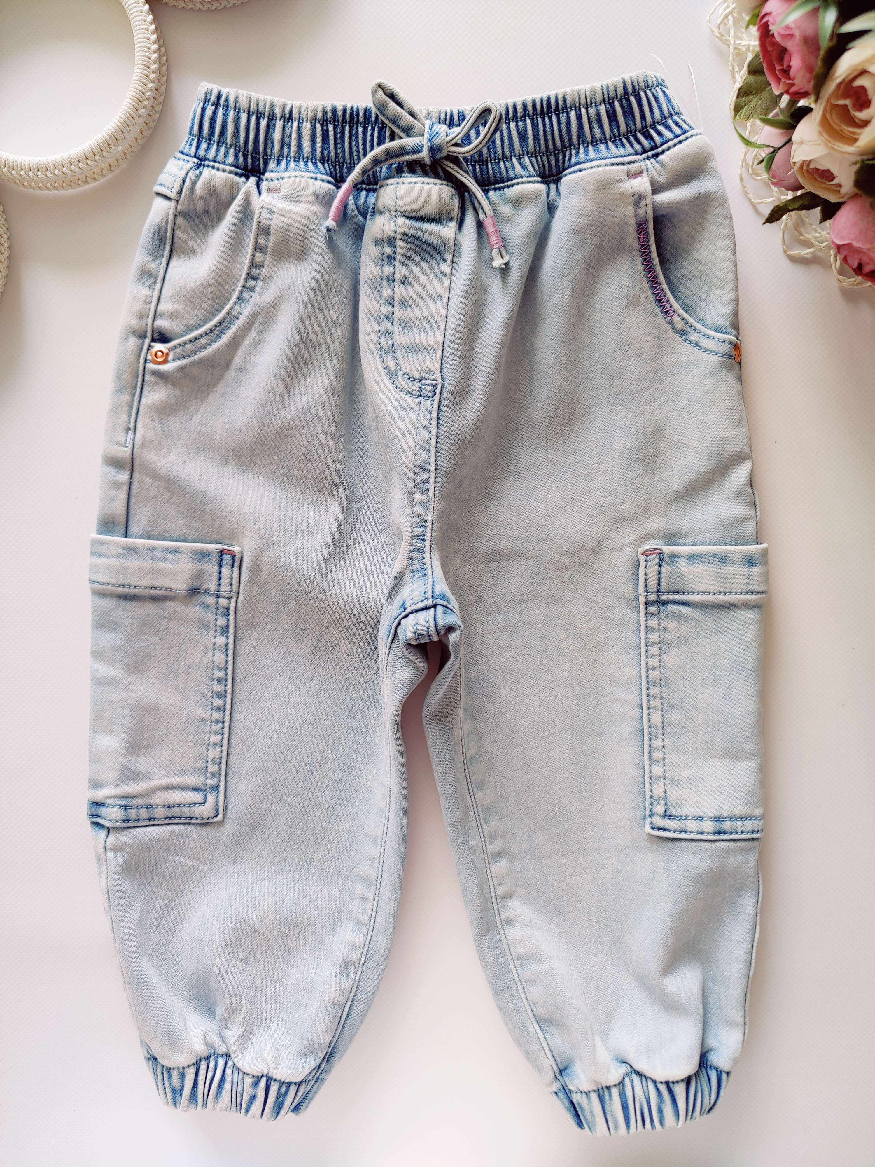 12,18 міс, зріст 80,86 Вільні джинси супер стретч