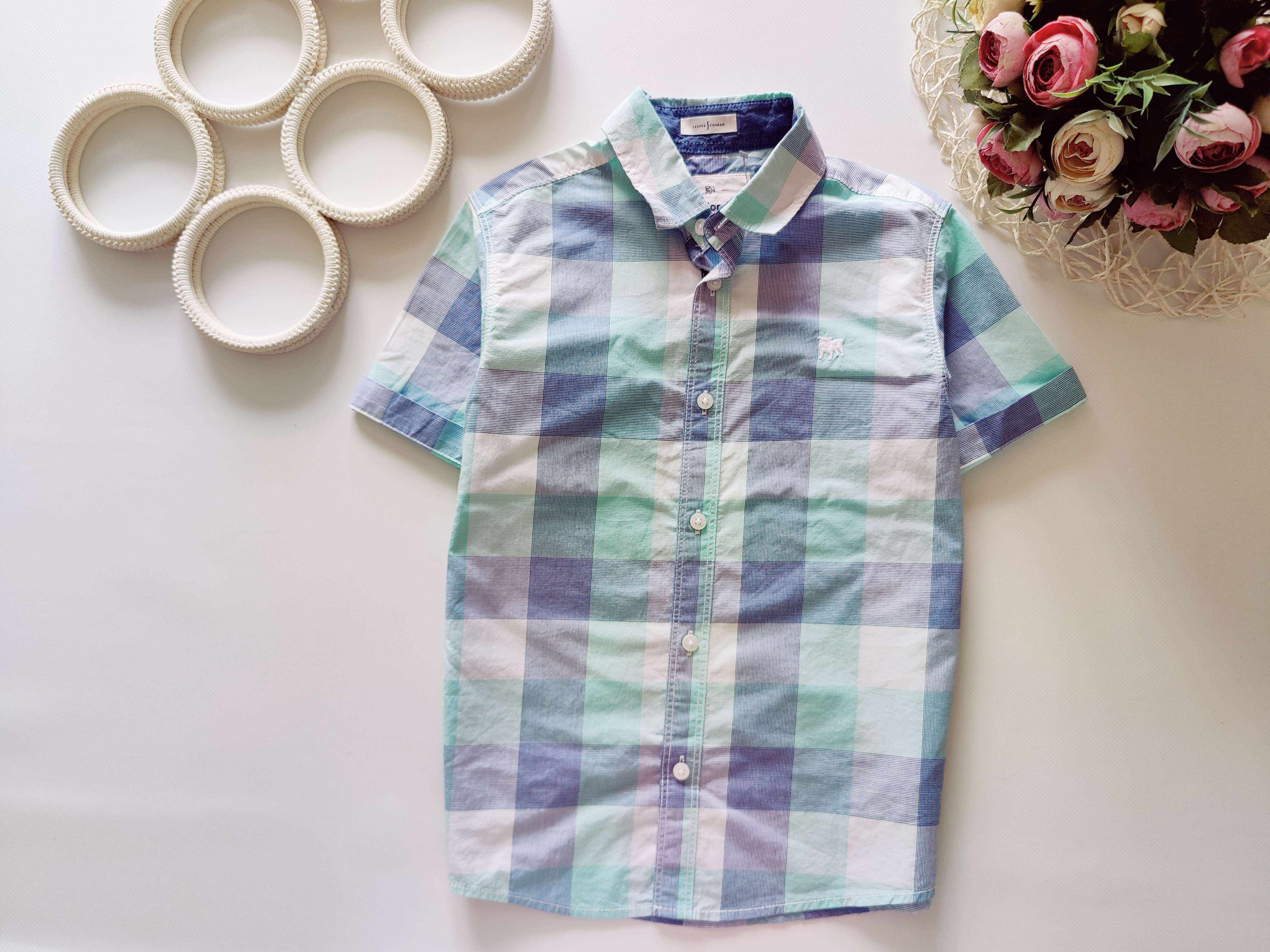 5,6 лет, рост 116 Легкая летняя рубашка