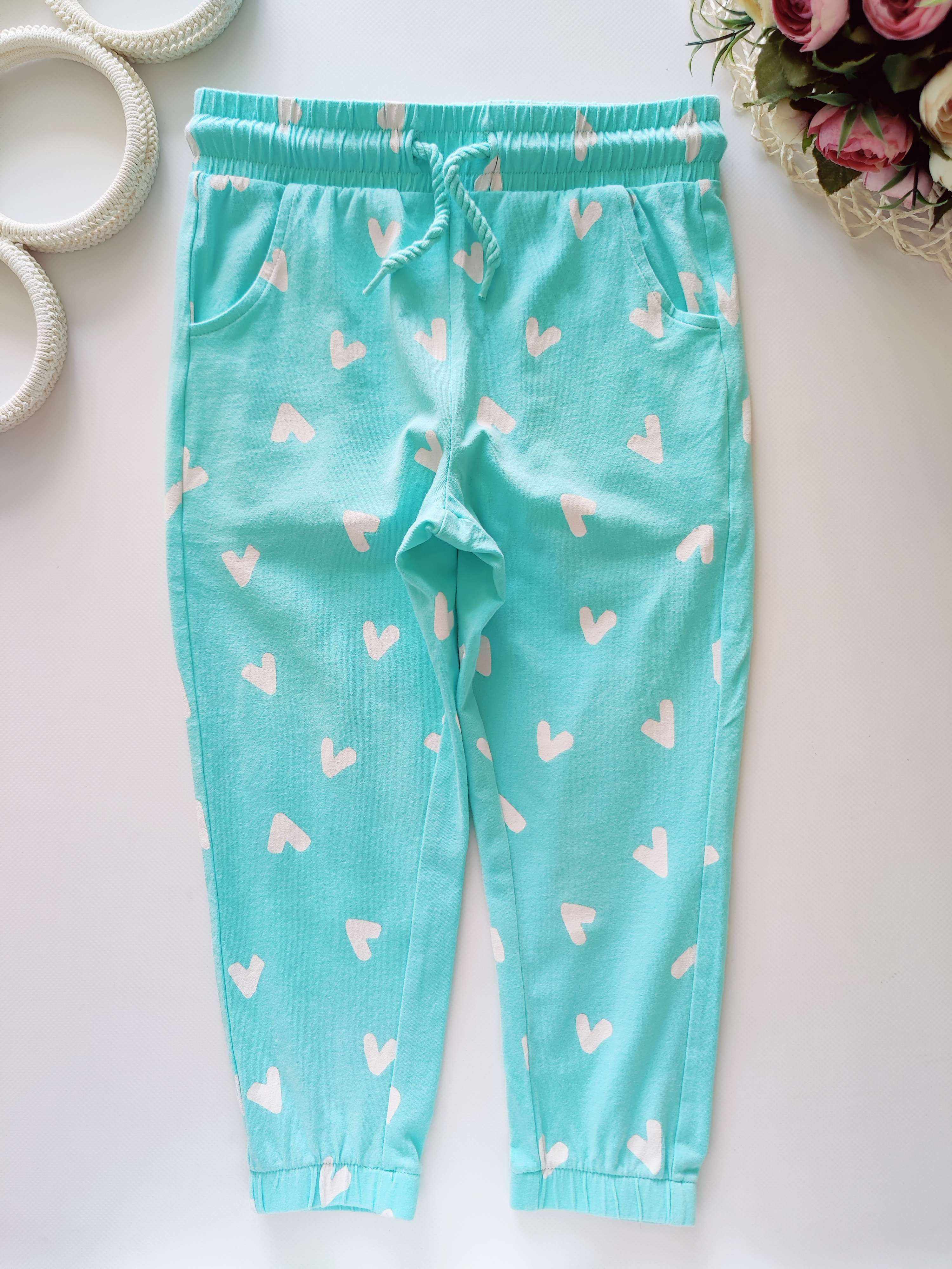 3,4 роки, зріст 98,104 М'ятні трикотажні штани