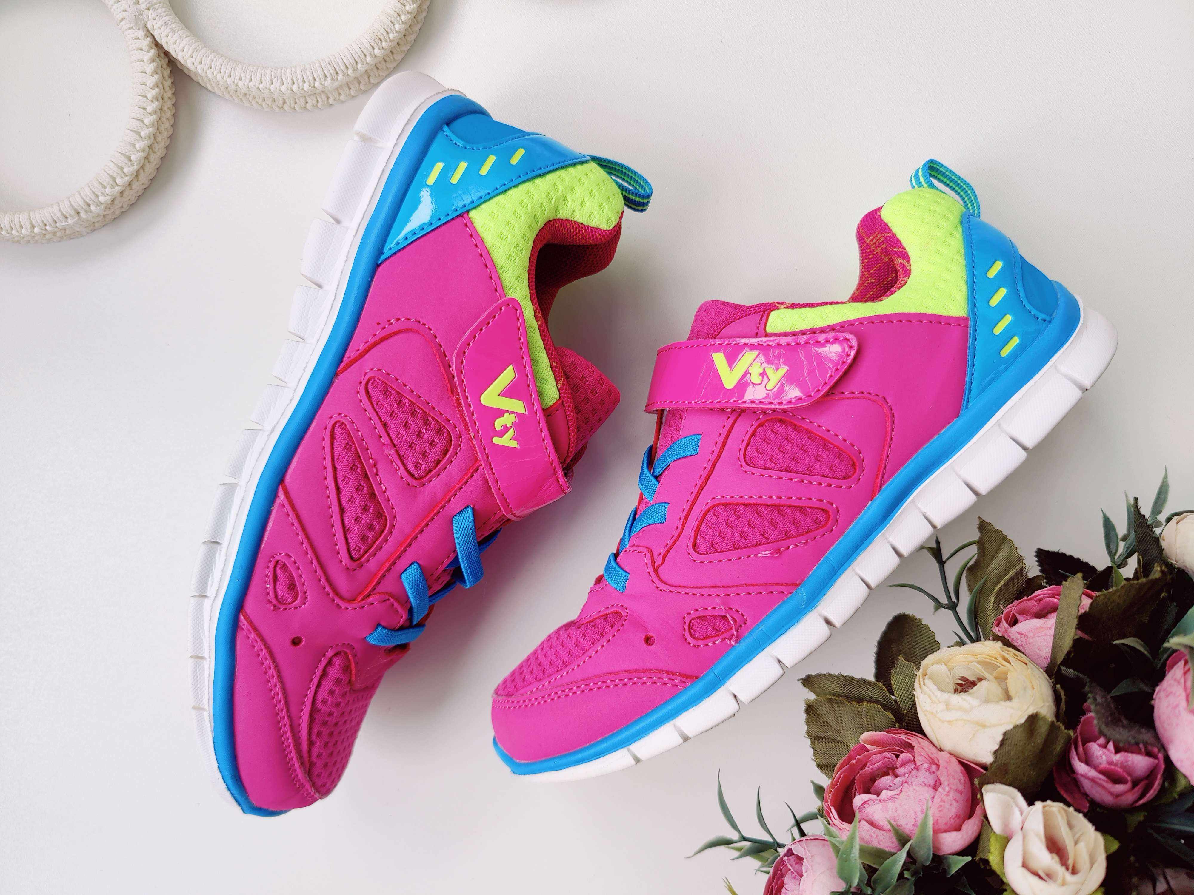 34 (22 см) Легкі кросівки на липучках пінка