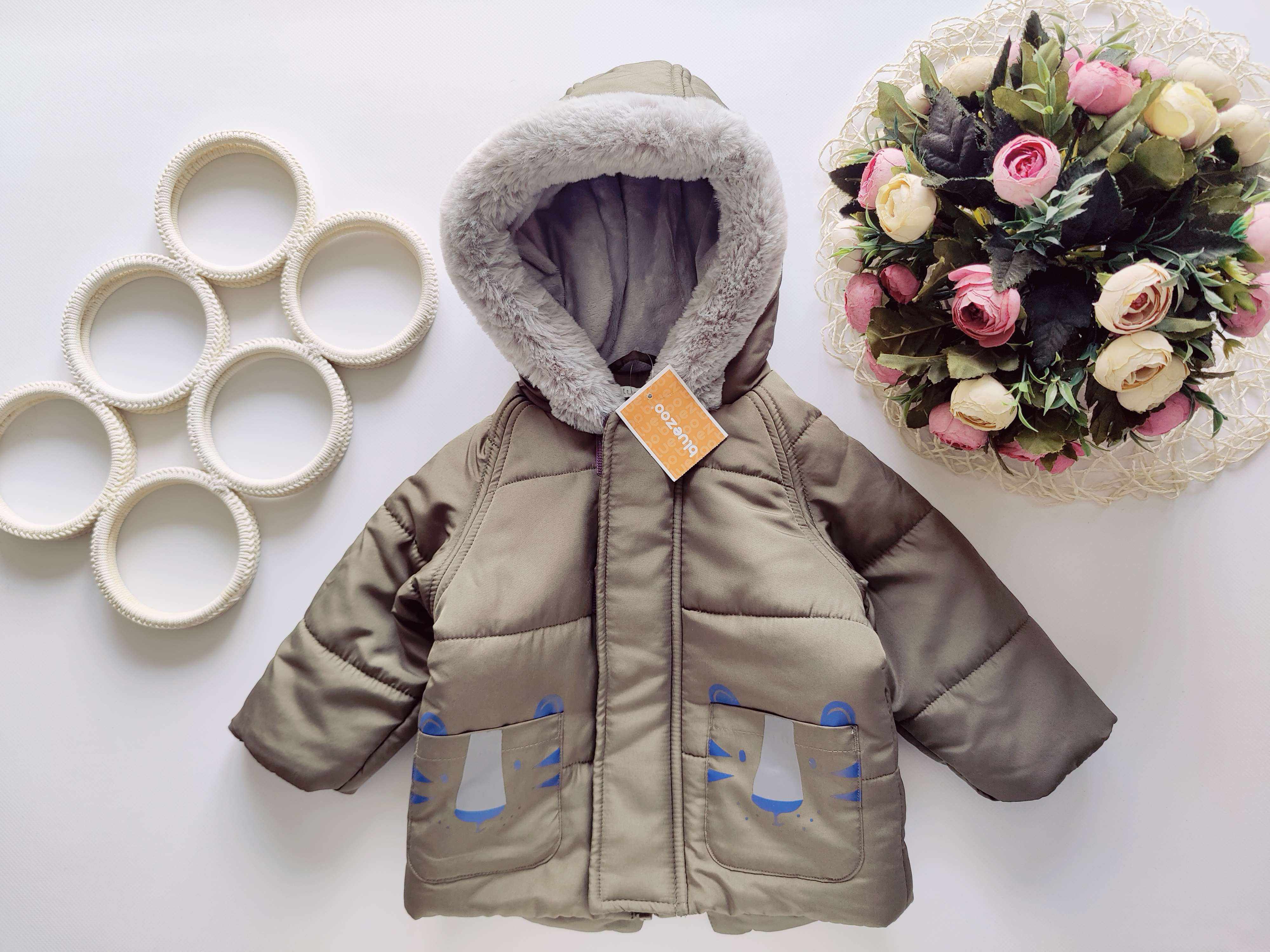 6,9 мес, Новая теплая курточка на синтепоне