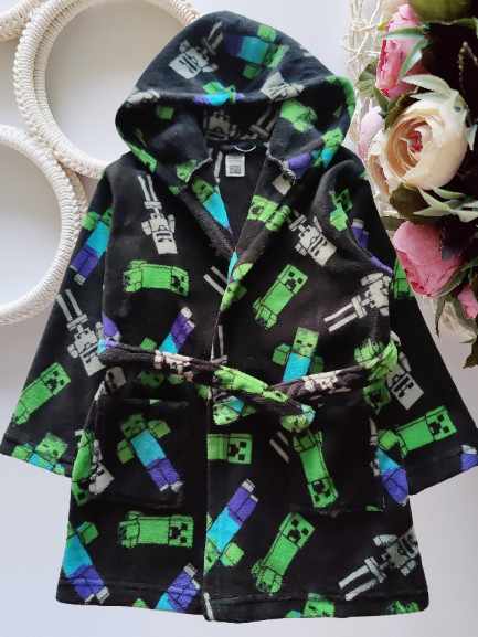 6 лет, рост 116 Халат Minecraft