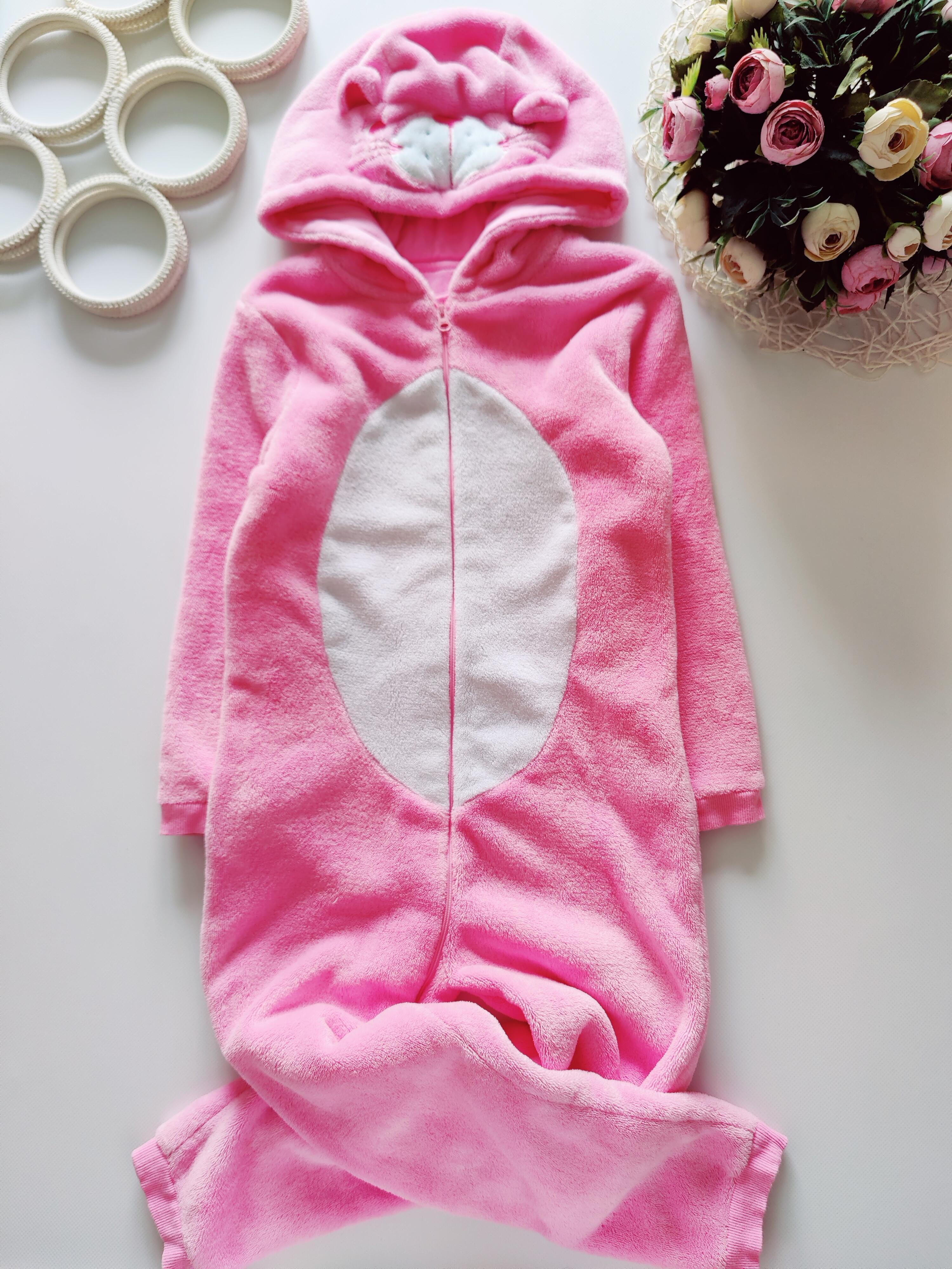 6,7 лет, рост 116,122 Кигуруми теплое на молнии