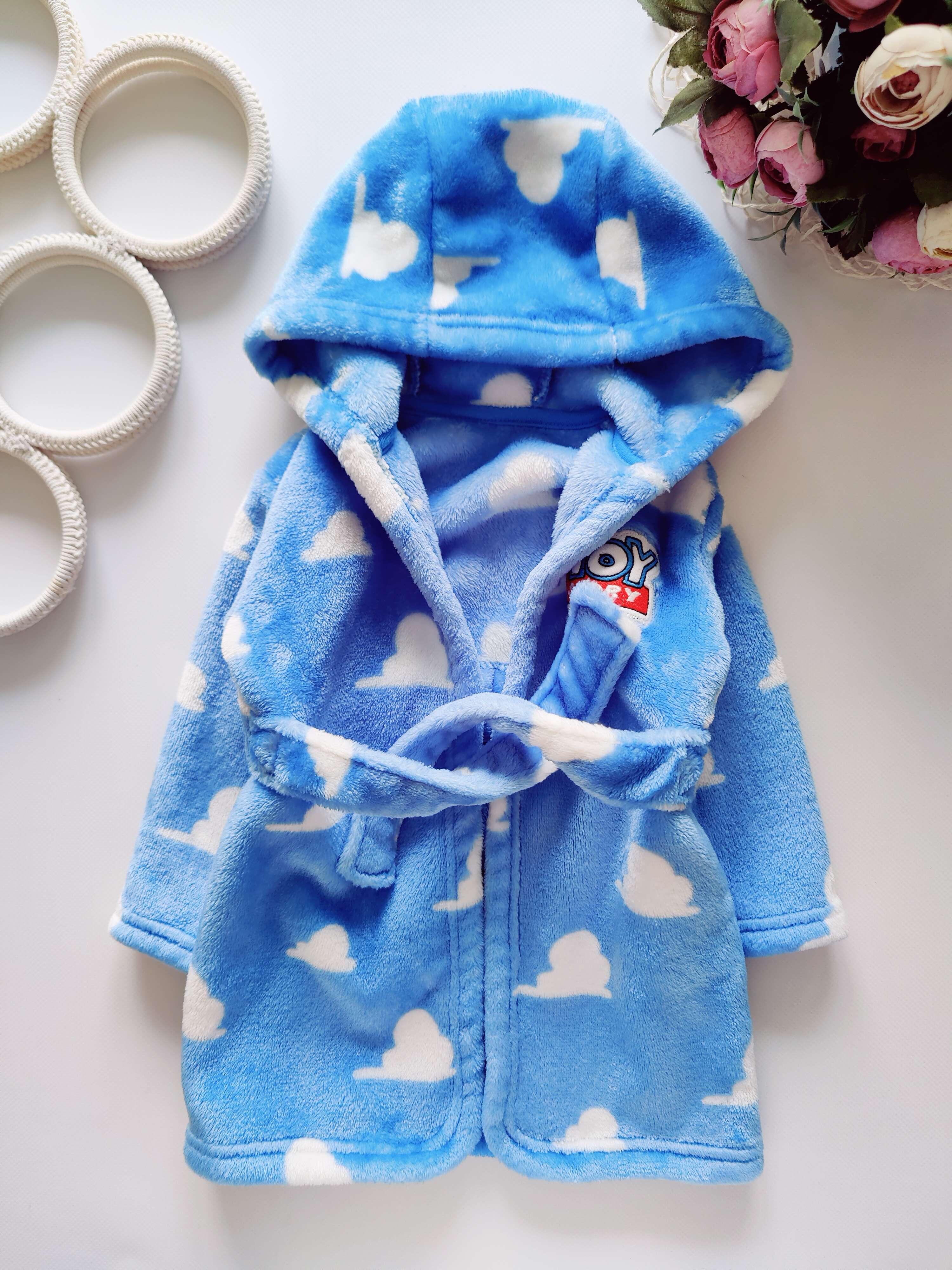 6,9 міс, зріст 68,74 Теплий дитячий халат