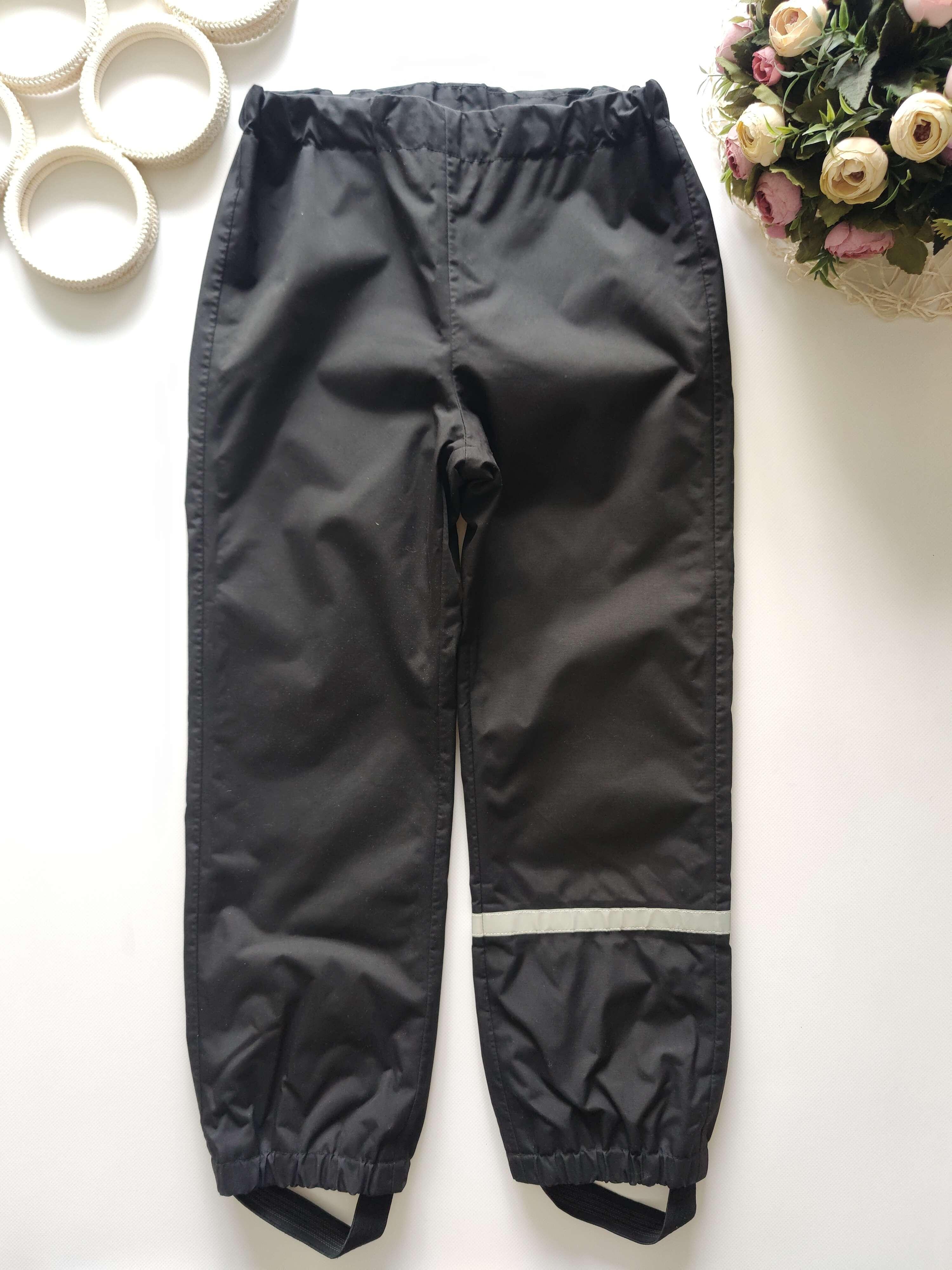 8,9 років, зріст 134 Штани вологовідштовхувальні демі-зима (без утеплення)