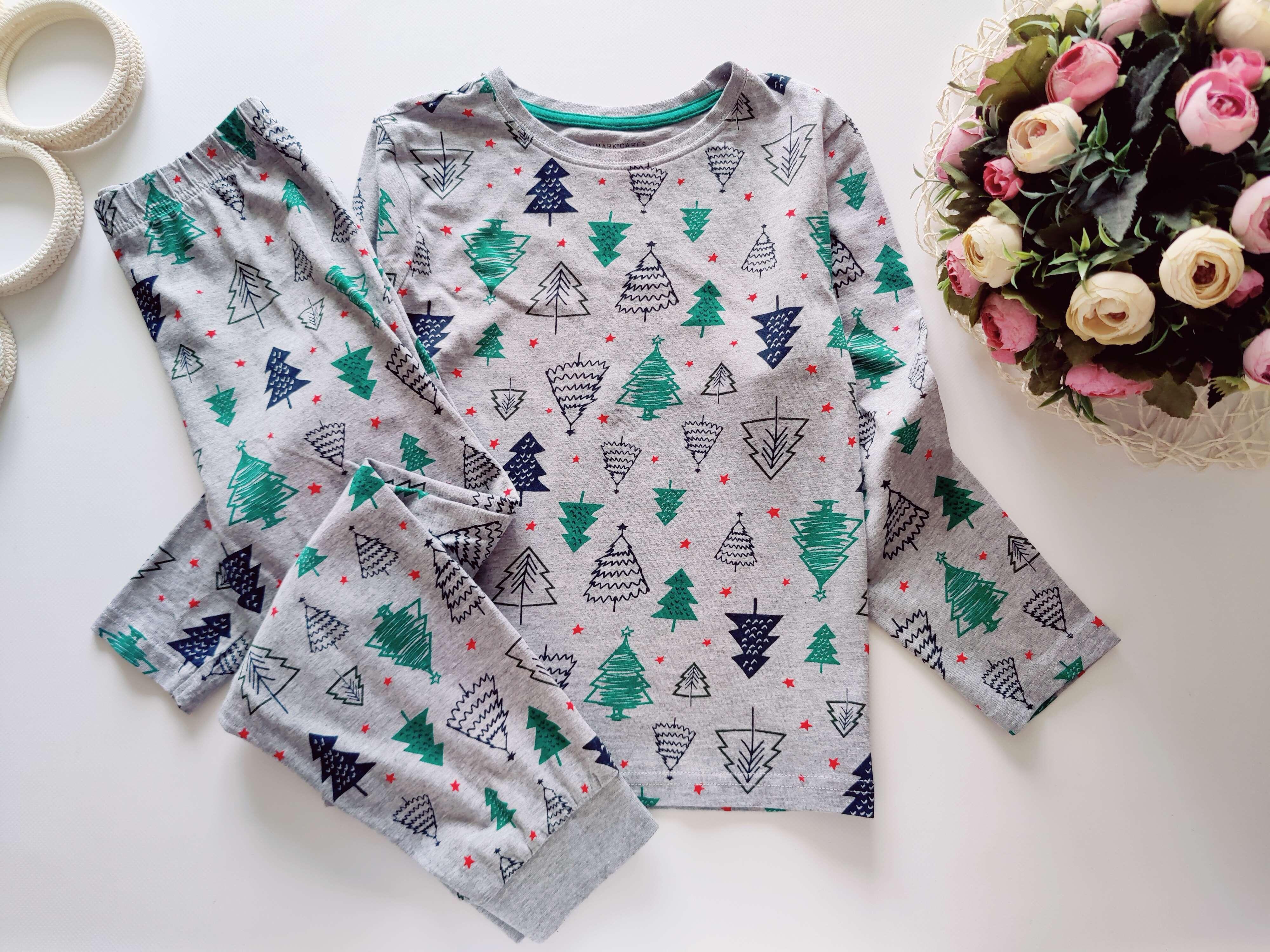 7,8 років, зріст 122,128 Новорічна піжама