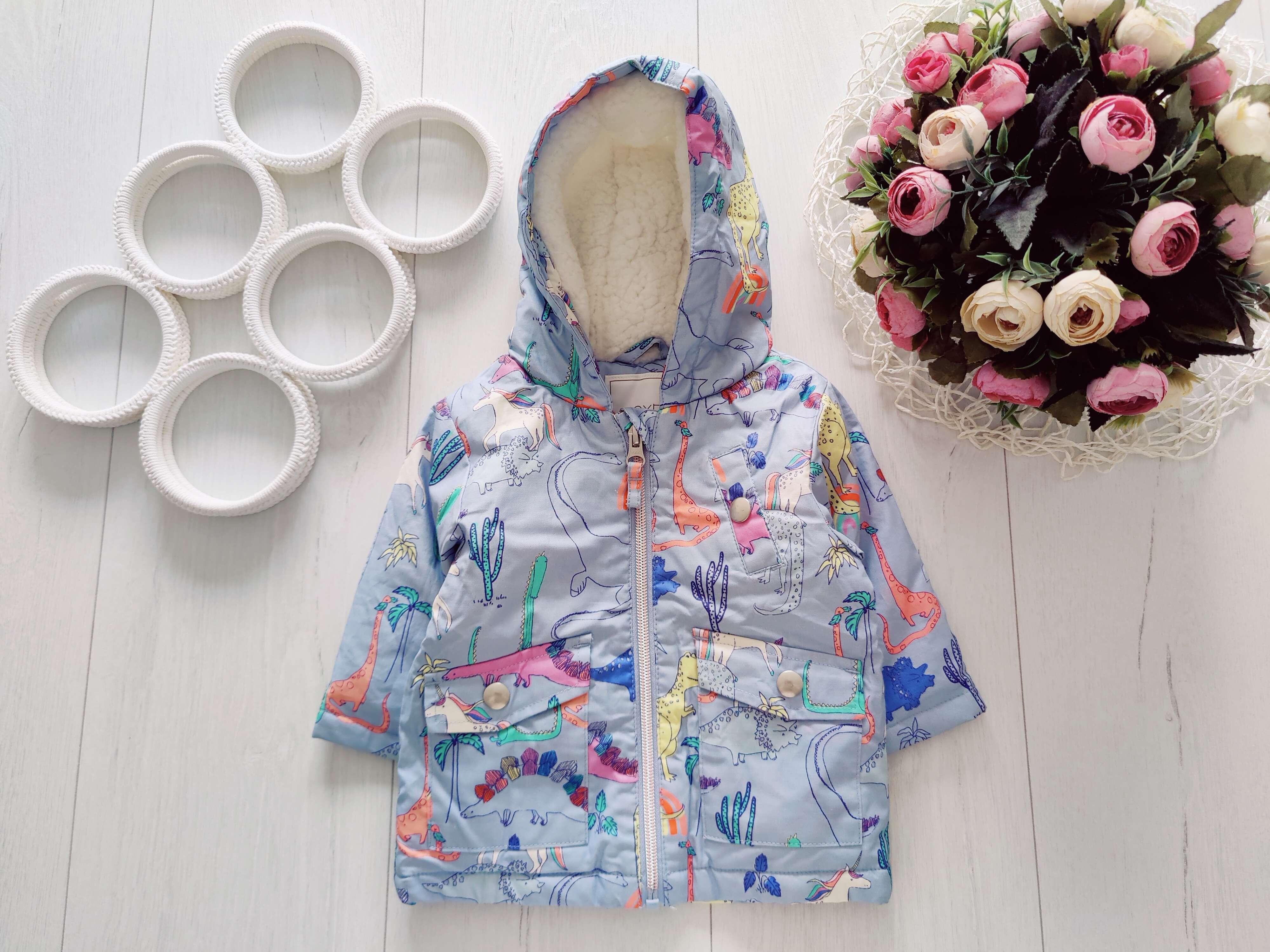 3,6 місяці, зріст 62 Деймі -куртка на флісі