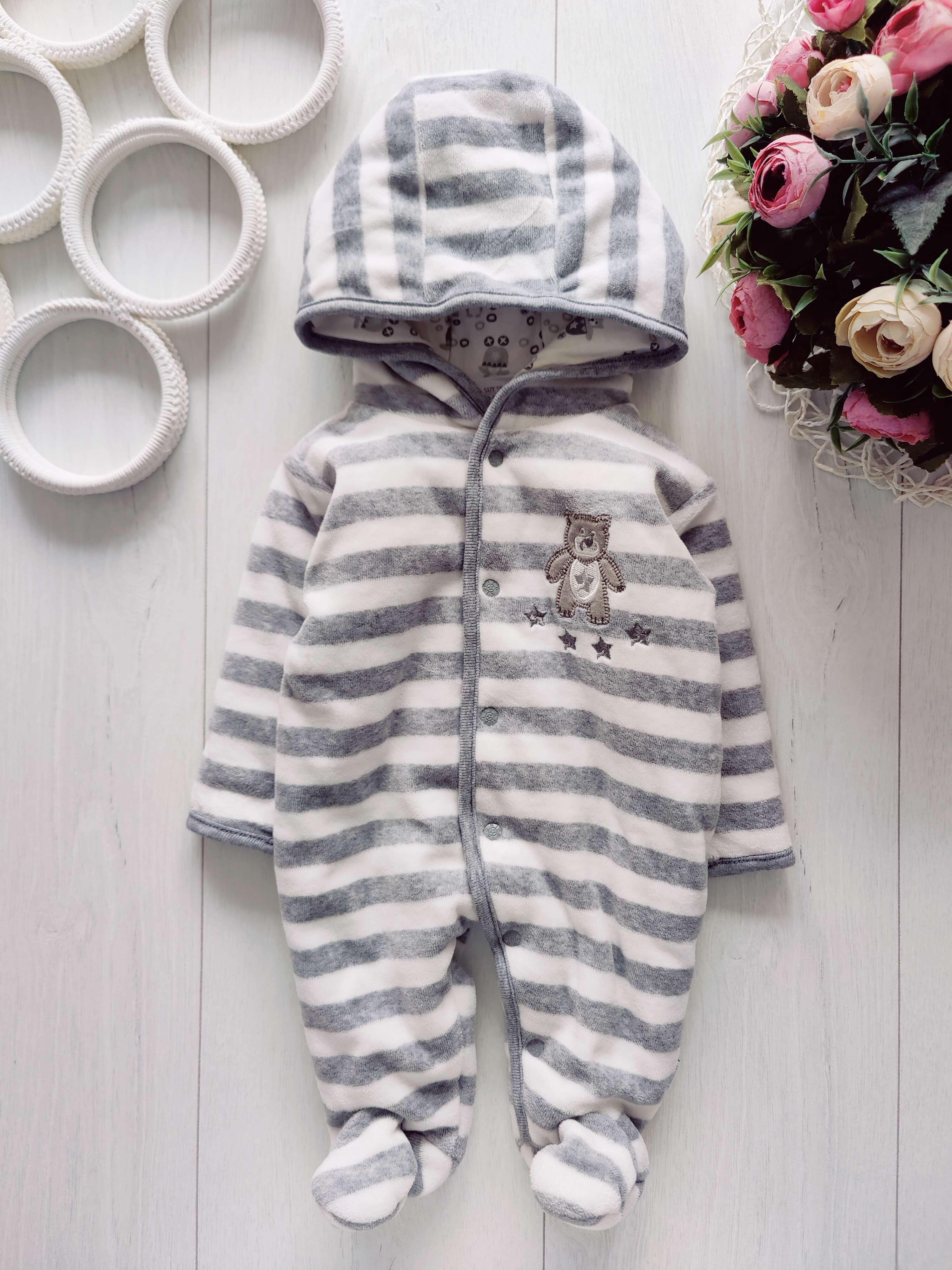 0-3 міс, Комбінезон на синтепоні, трикотажкна підкладка