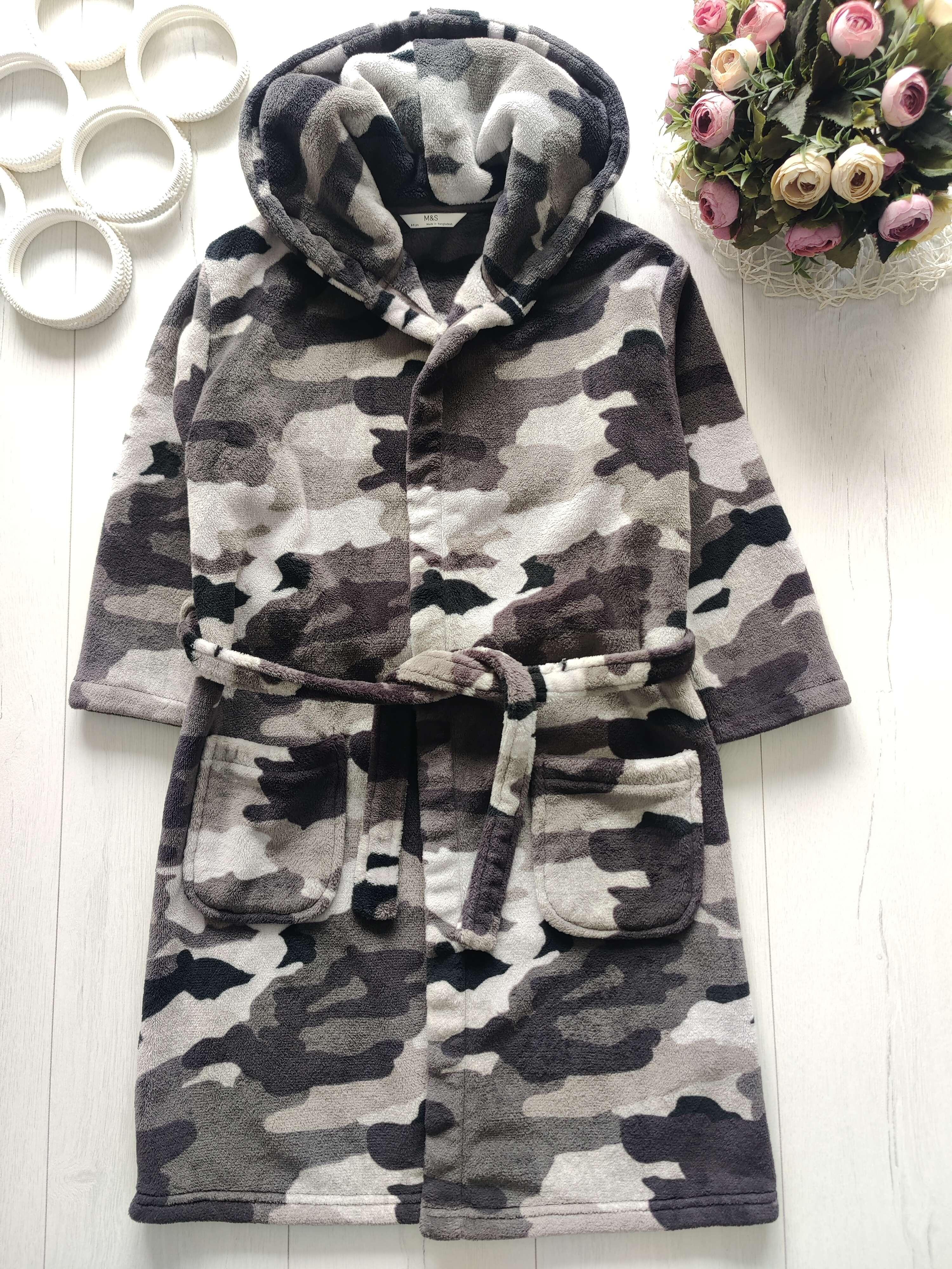 8,9 лет, рост 134 Камуфляжный халат