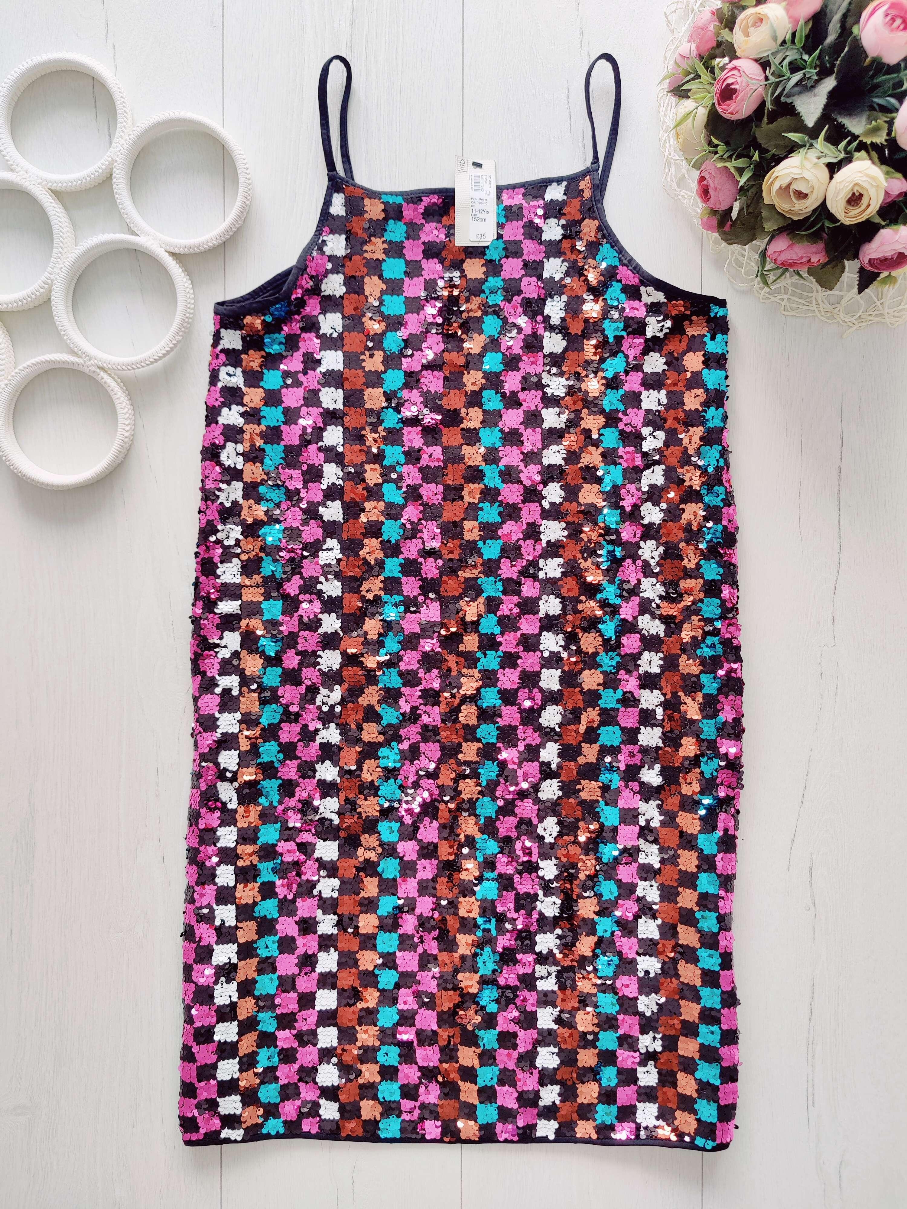 11.12 років, зріст 152 Сарафан у блискітках