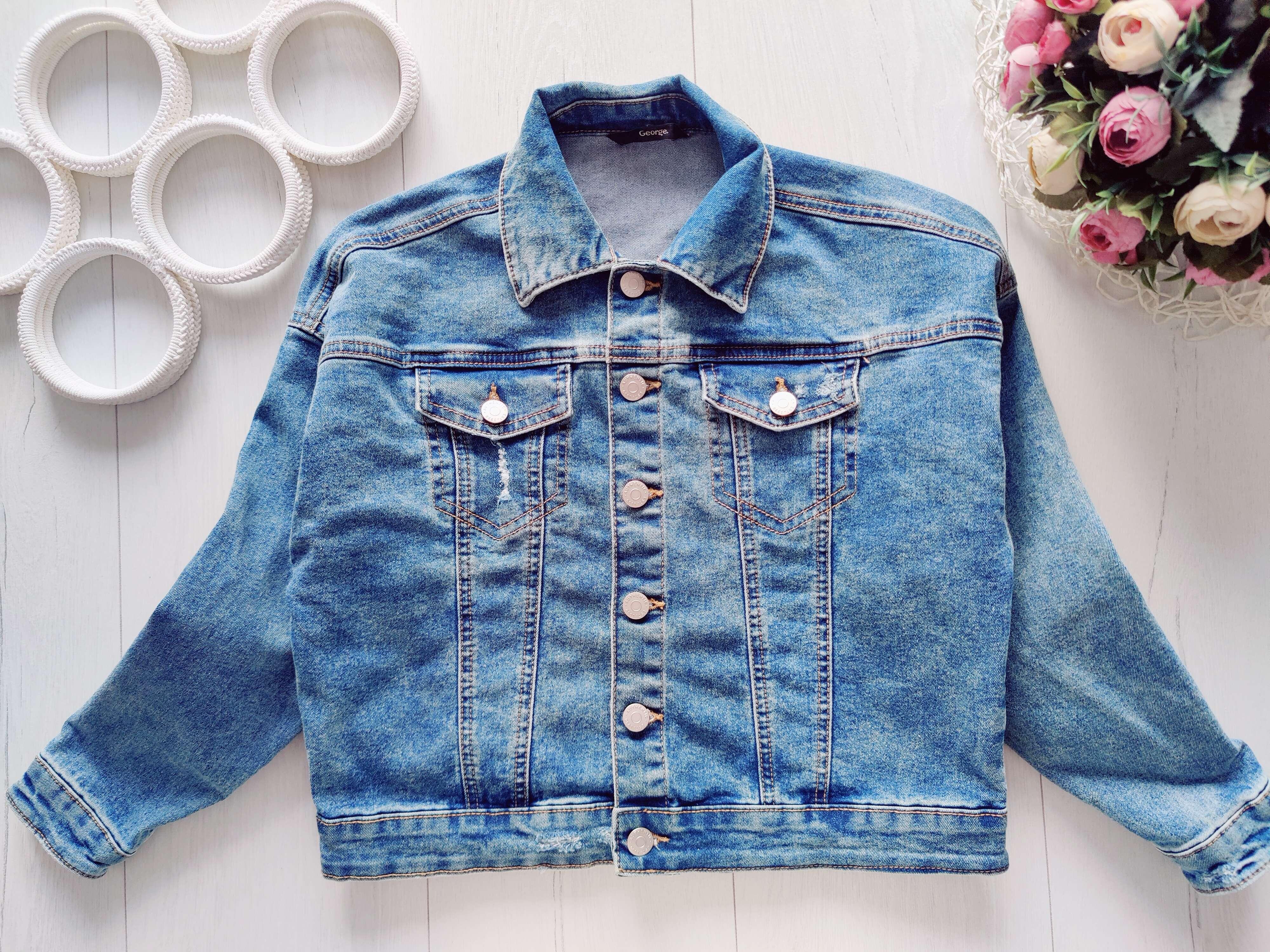 7,8 років, зріст 122,128 Джинсівка стретч для дівчинки