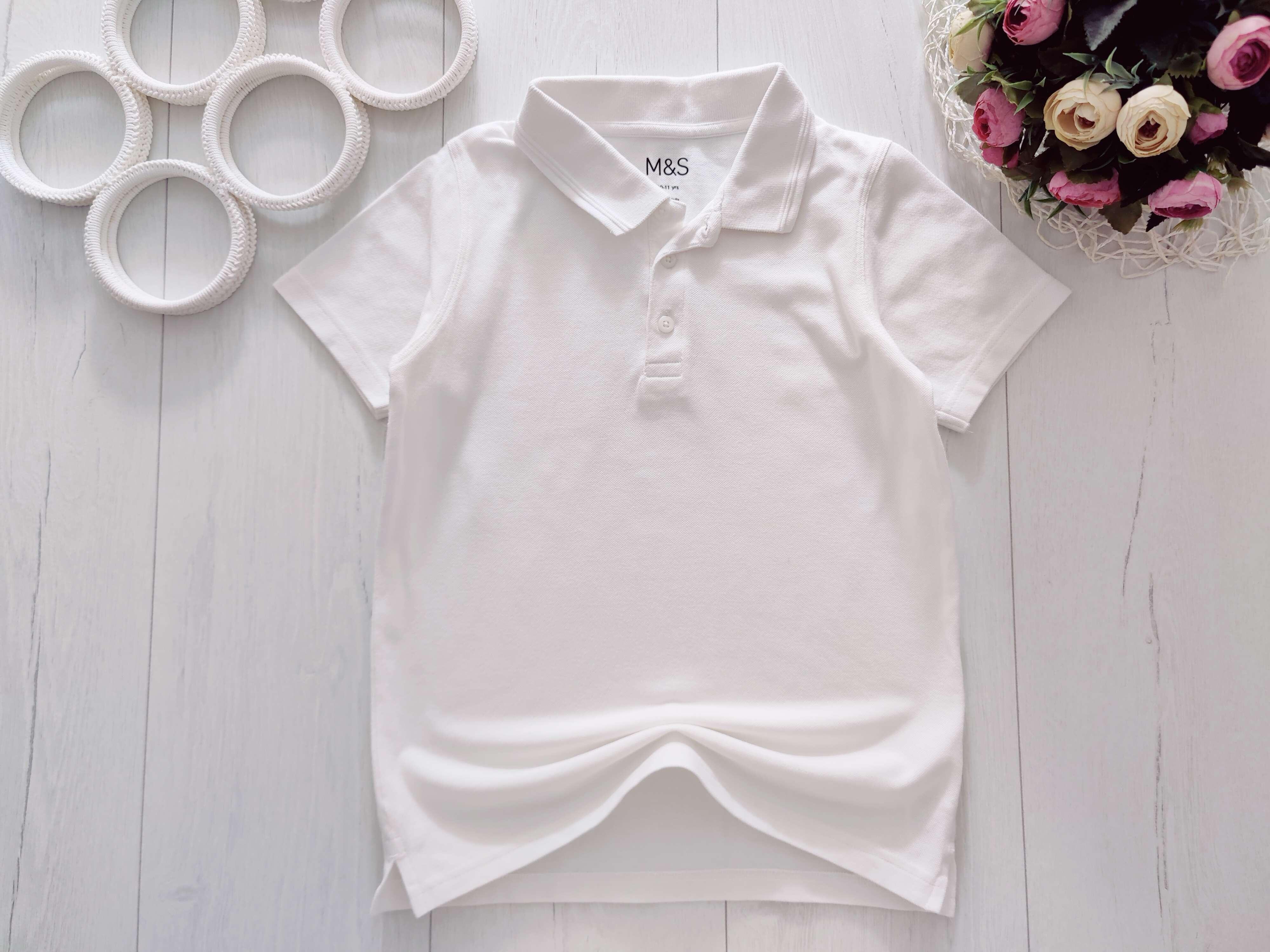 10.11 років, зріст 146 Біле поло