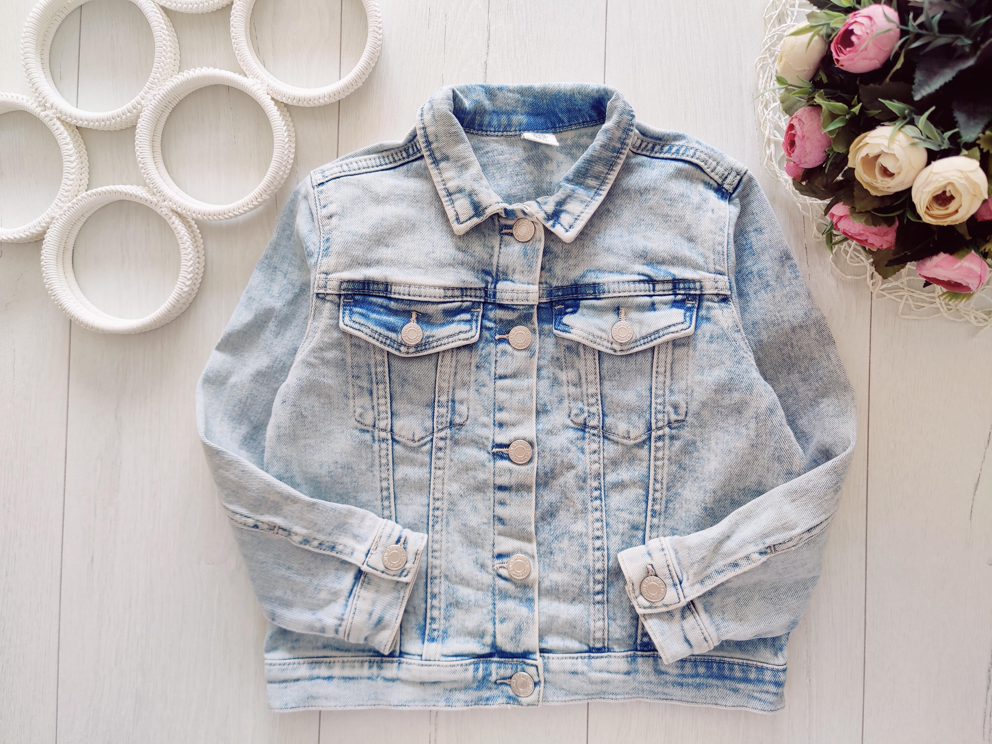 6,7 років, зріст 116,122 Блакитна джинсівка на кнопках