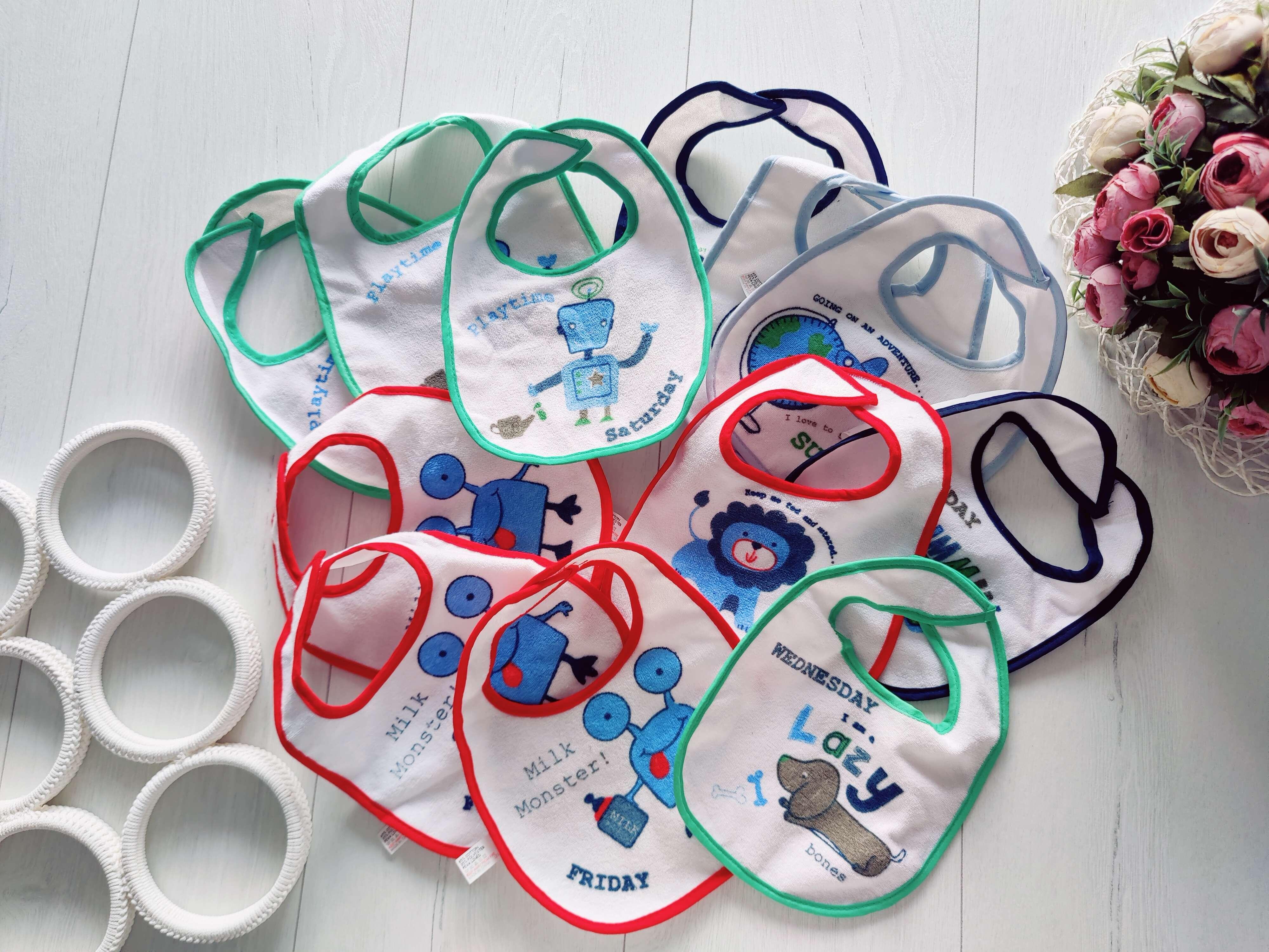 Нові непромокаючі нагрудники для малюків (слинявчики)