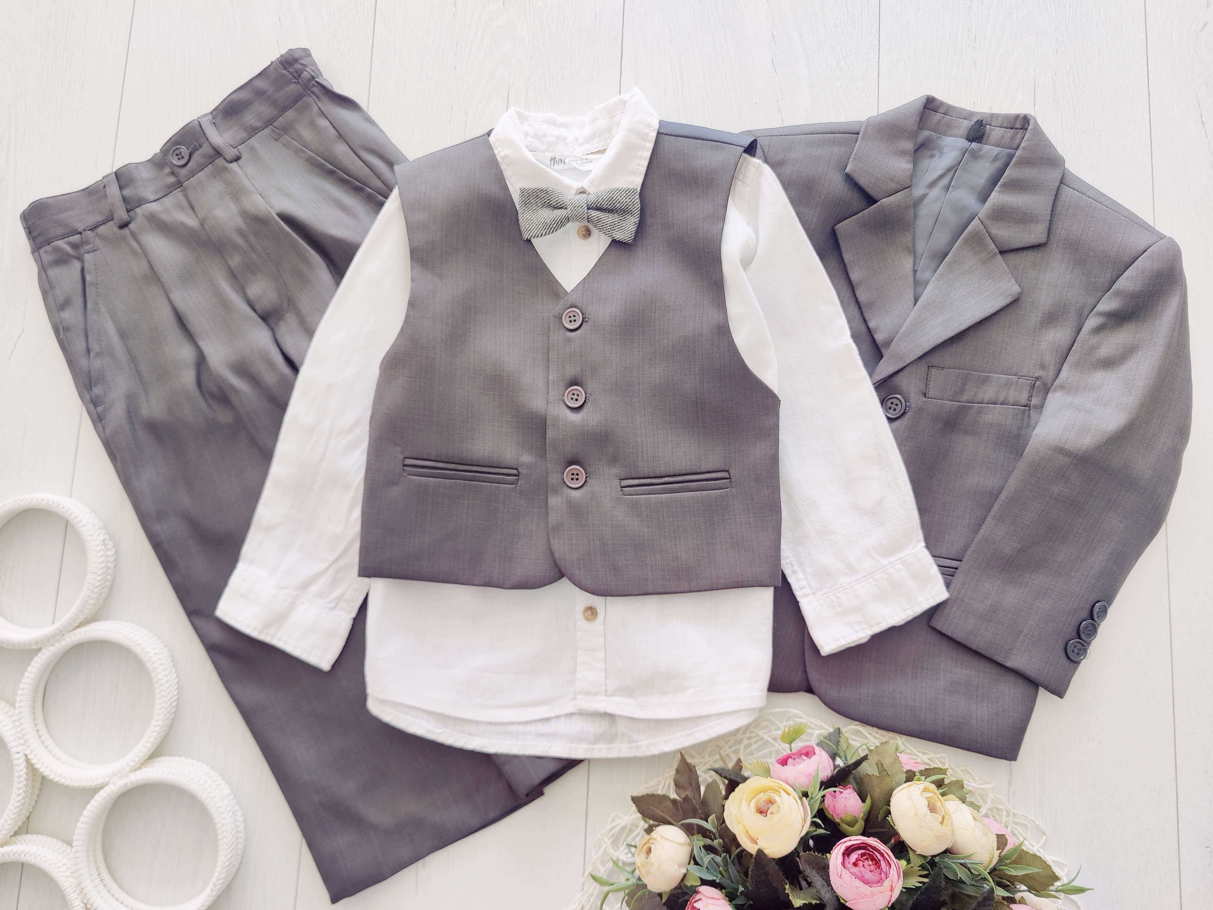 2,3 роки, зріст 92,98 Костюм ошатний і біла сорочка