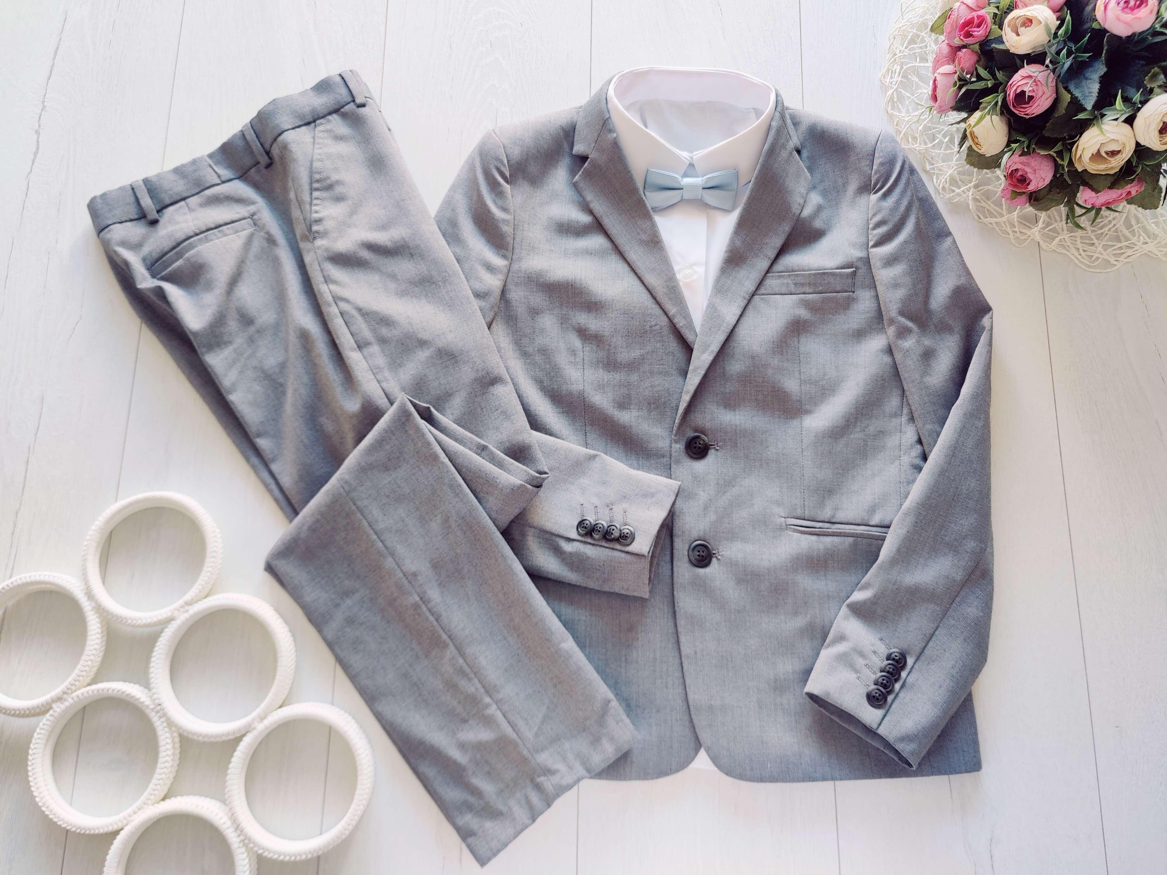 11 років, зріст 146 Костюм класика і біла сорочка